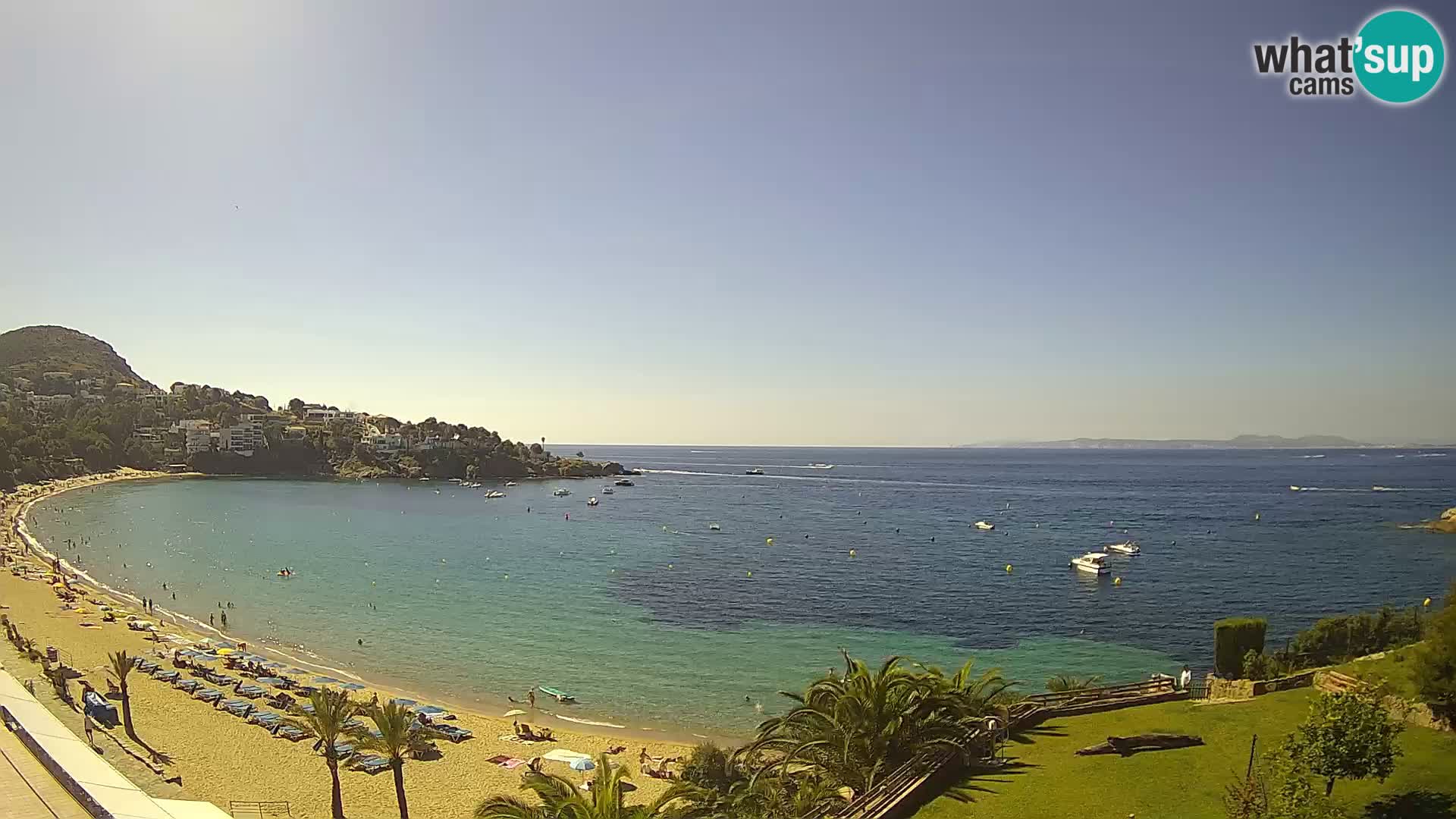 Plage de l’Almadrava Livecam Roses – Costa Brava – Espagne