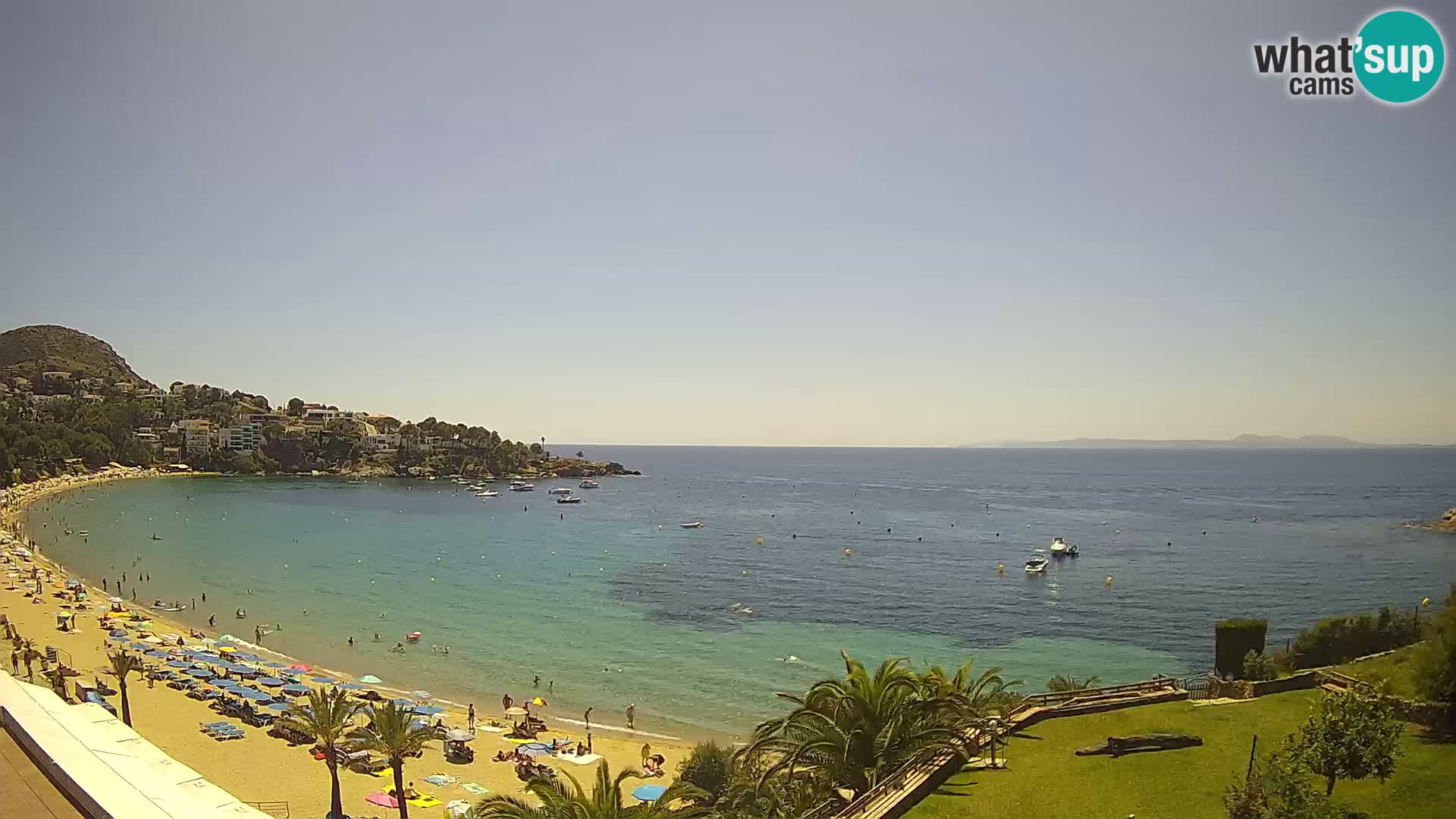 Playa de l’Almadrava camera en vivo Roses – Costa Brava – Espana