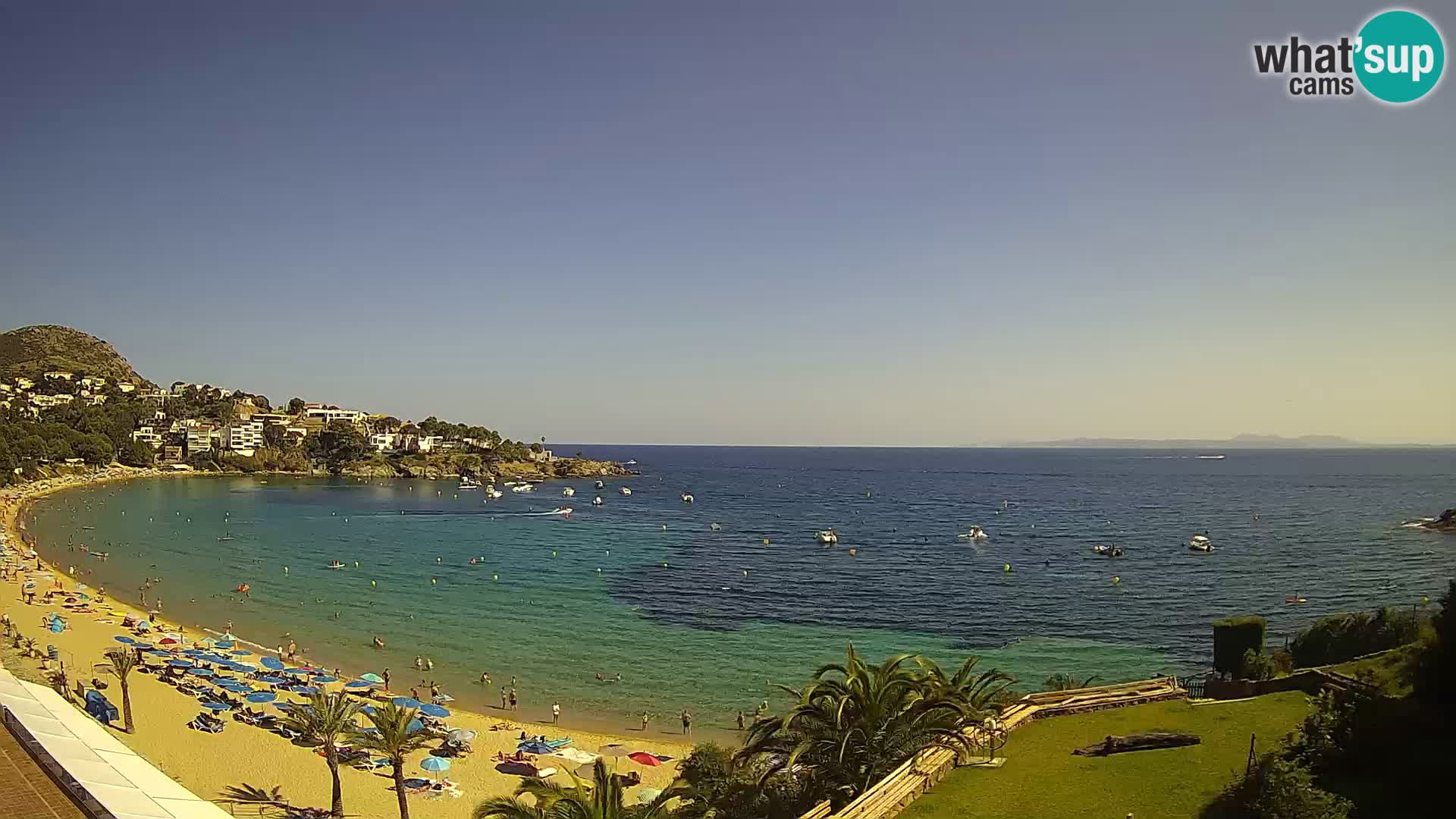 Plage de l’Almadrava Livecam Roses – Costa Brava – Espagne