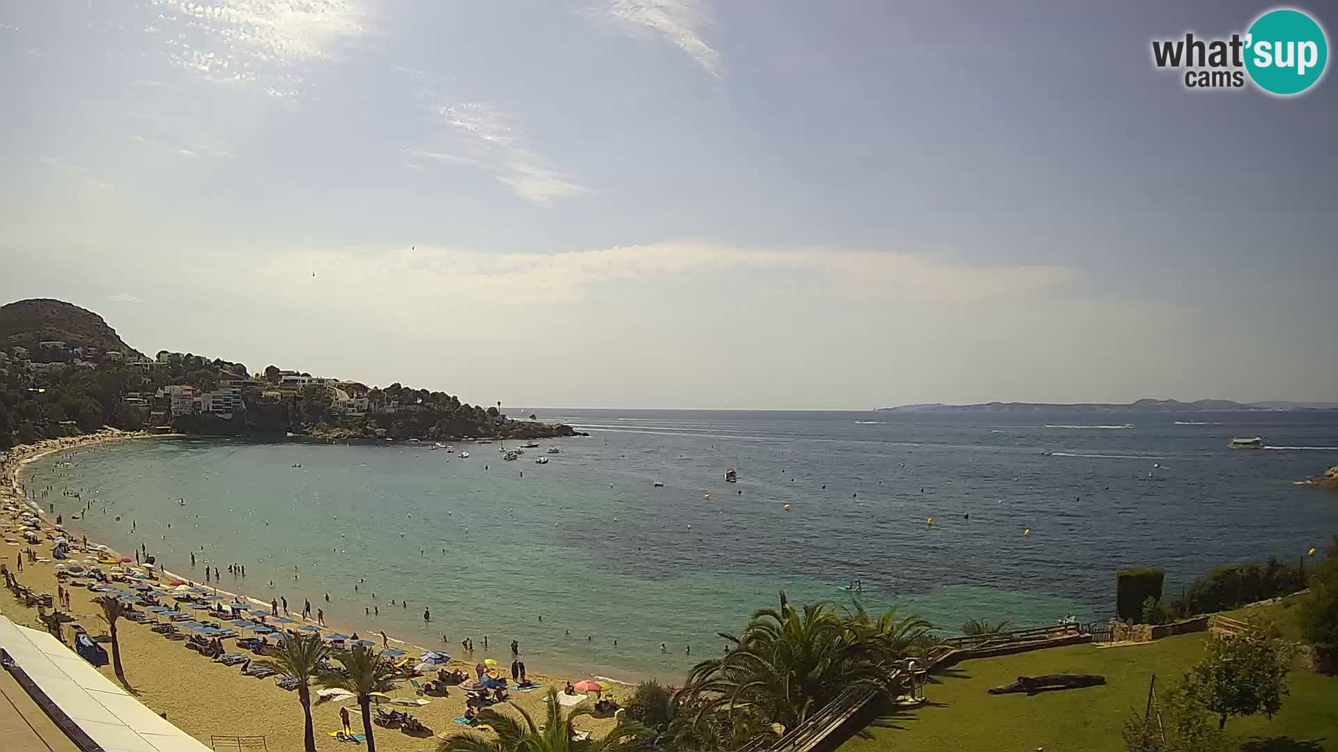 Platja de l’Almadrava beach Live Webcam Roses – Costa Brava – Spain