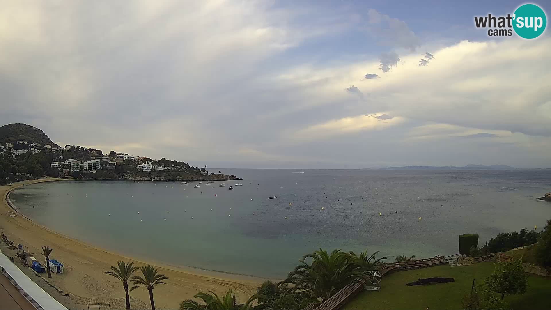 Plaža de l’Almadrava Spletna kamera Roses – Costa Brava – Španija