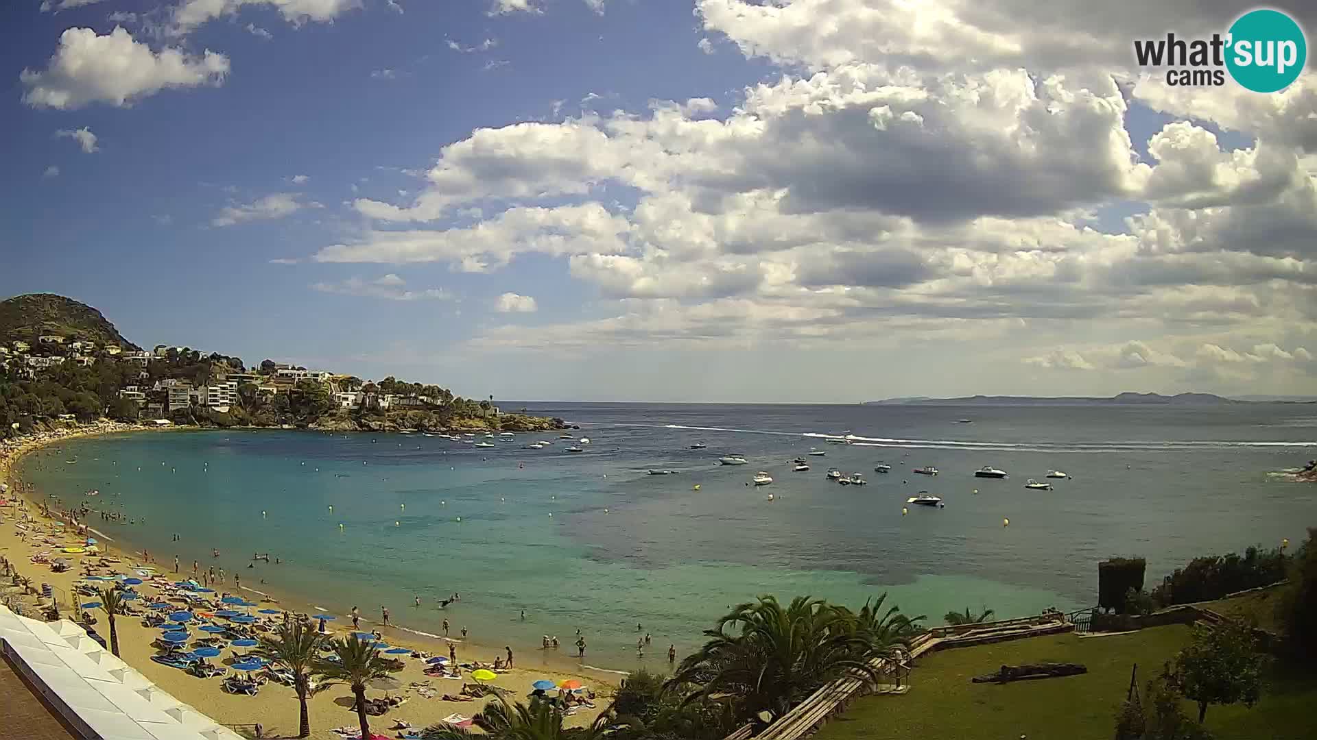 Platja de l’Almadrava Strand Webcam Roses – Costa Brava – Spanien