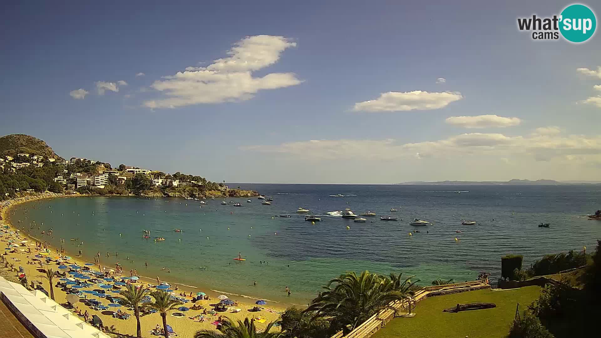 Platja de l’Almadrava beach Live Webcam Roses – Costa Brava – Spain