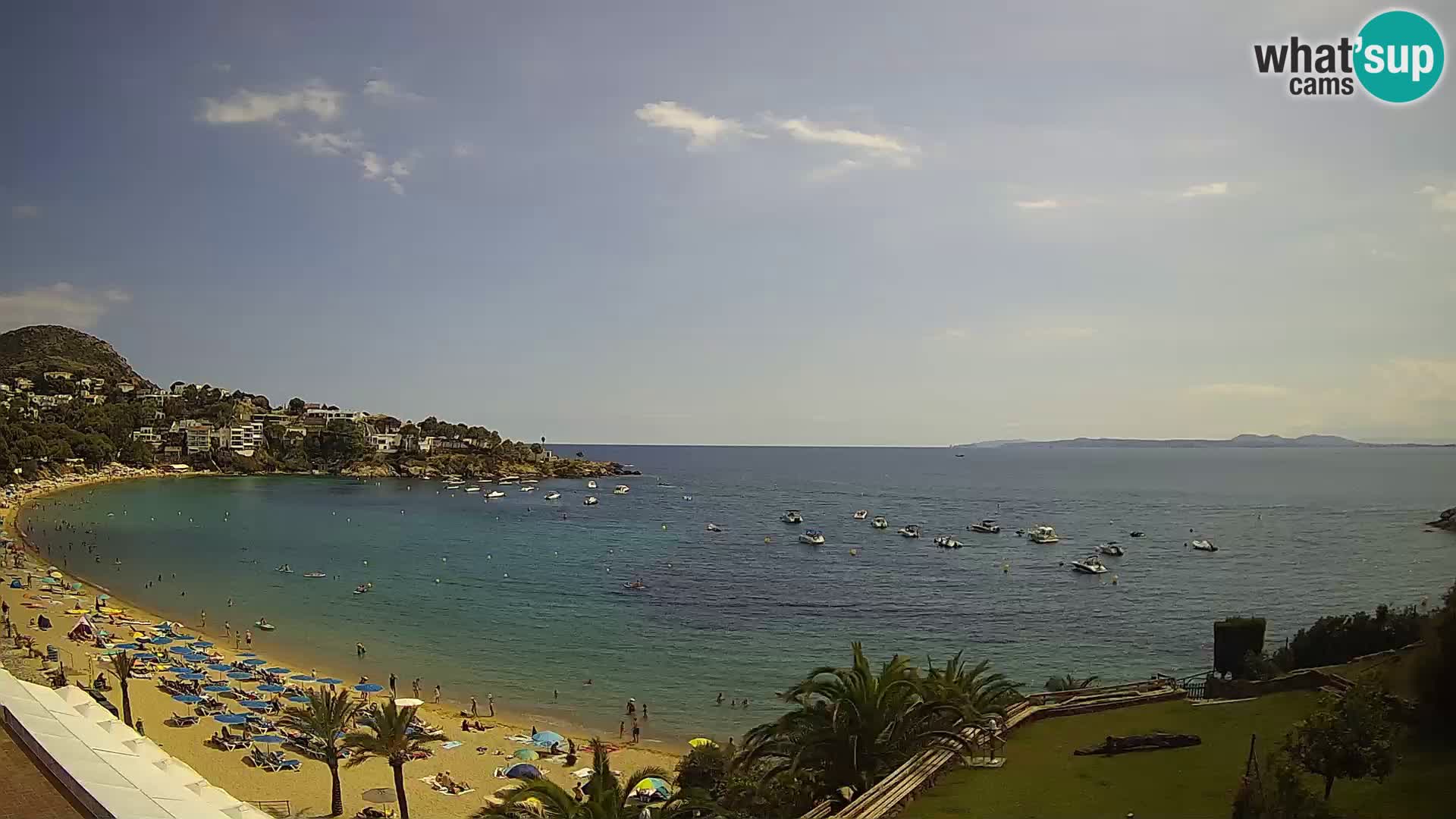 Platja de l’Almadrava beach Live Webcam Roses – Costa Brava – Spain
