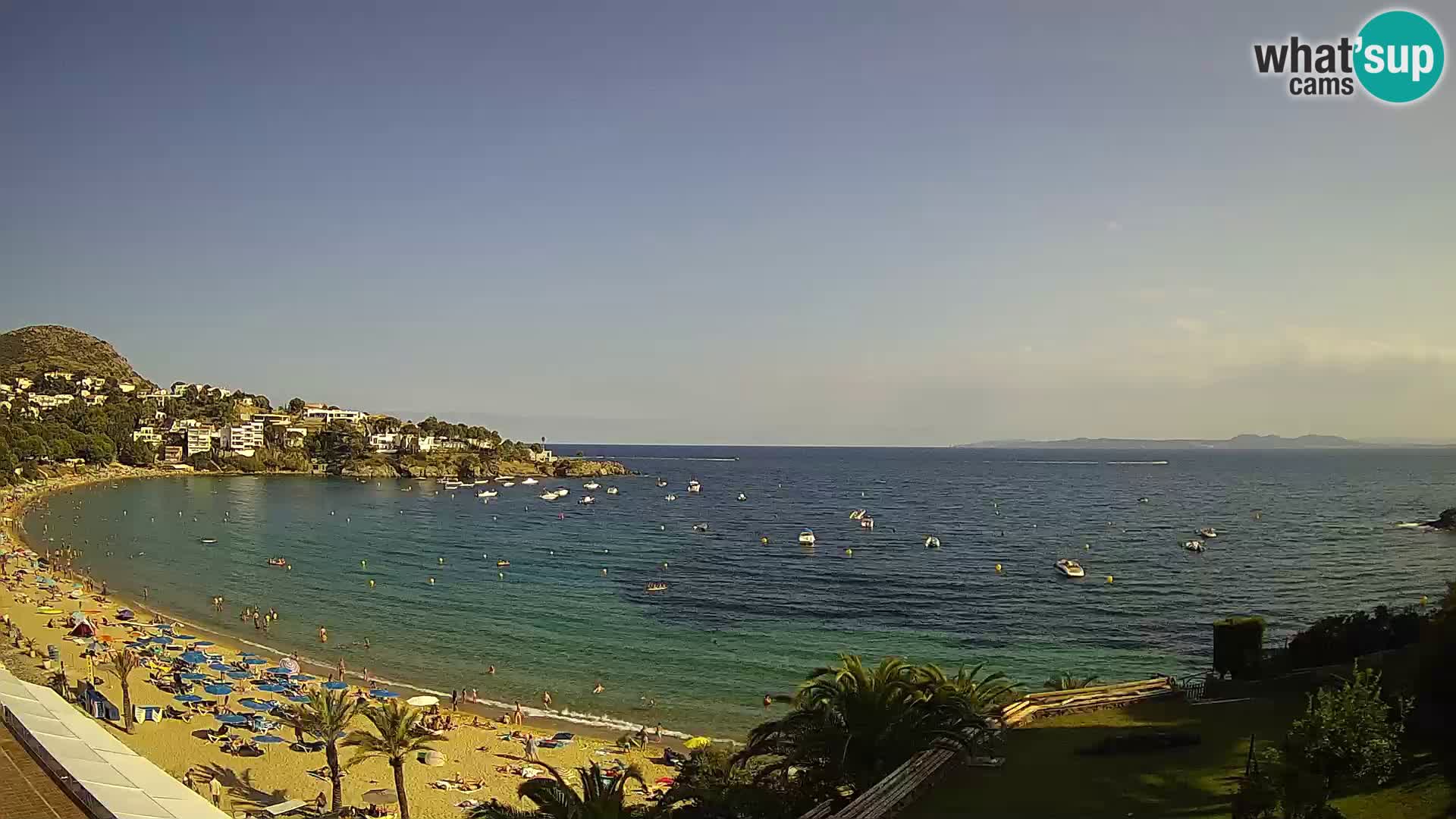 Platja de l’Almadrava Strand Webcam Roses – Costa Brava – Spanien