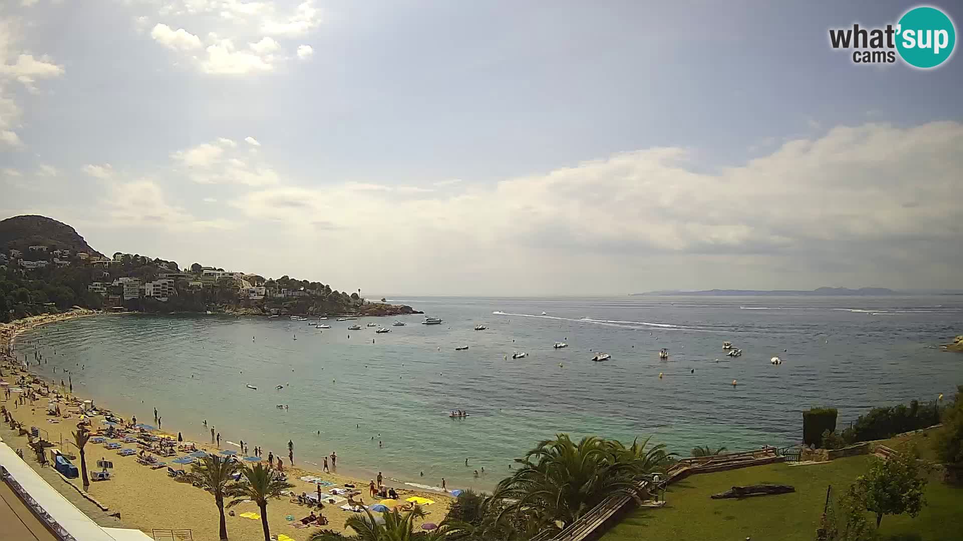 Platja de l’Almadrava beach Live Webcam Roses – Costa Brava – Spain