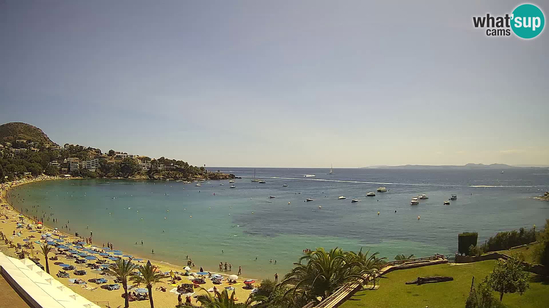 Platja de l’Almadrava beach Live Webcam Roses – Costa Brava – Spain