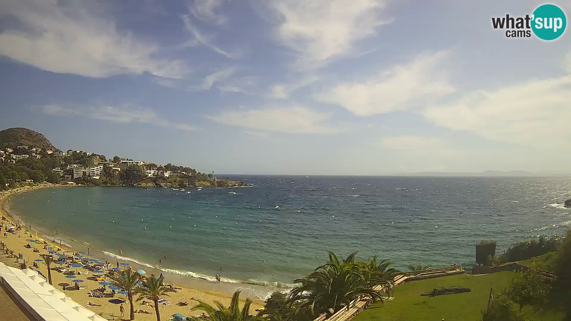 Playa de l’Almadrava camera en vivo Roses – Costa Brava – Espana