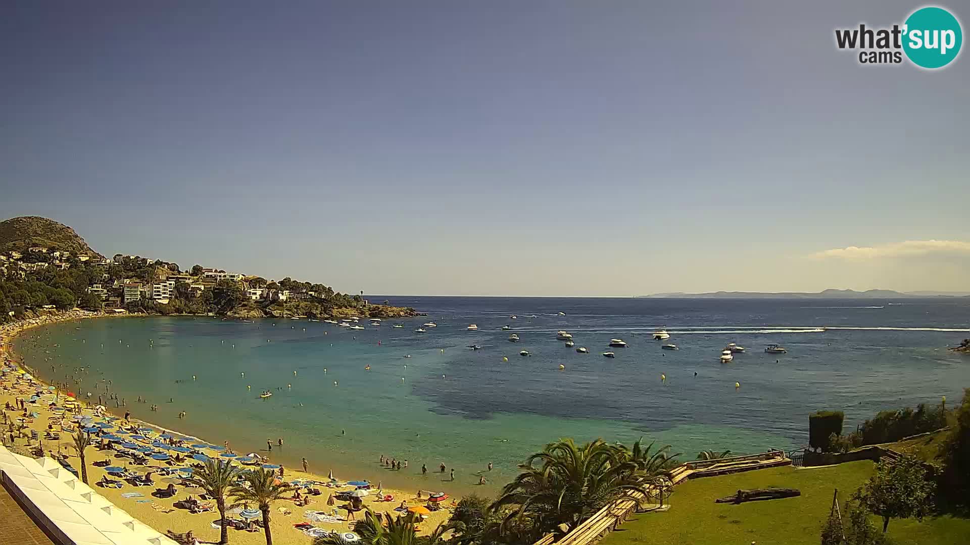 Platja de l’Almadrava beach Live Webcam Roses – Costa Brava – Spain