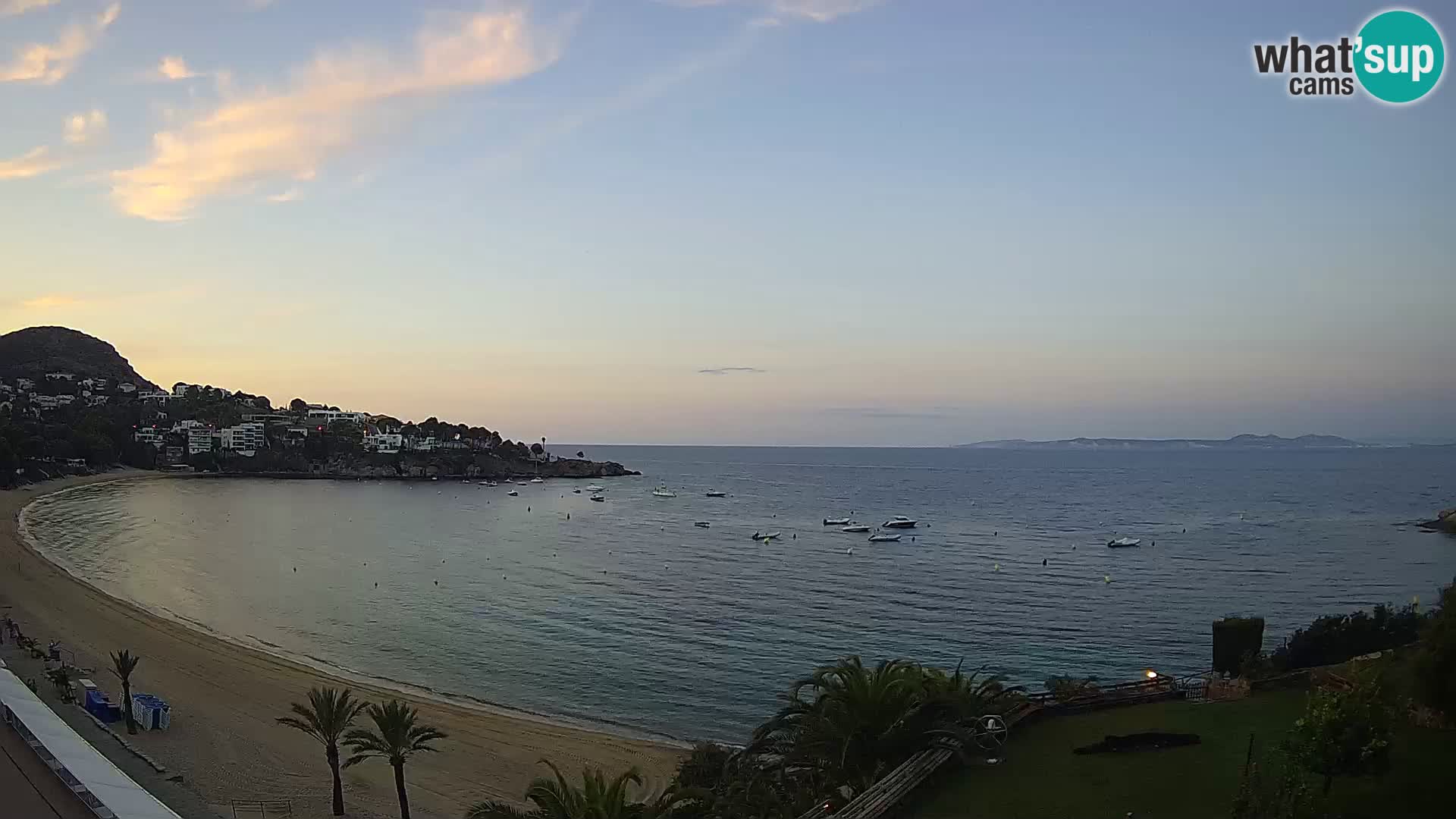Plage de l’Almadrava Livecam Roses – Costa Brava – Espagne