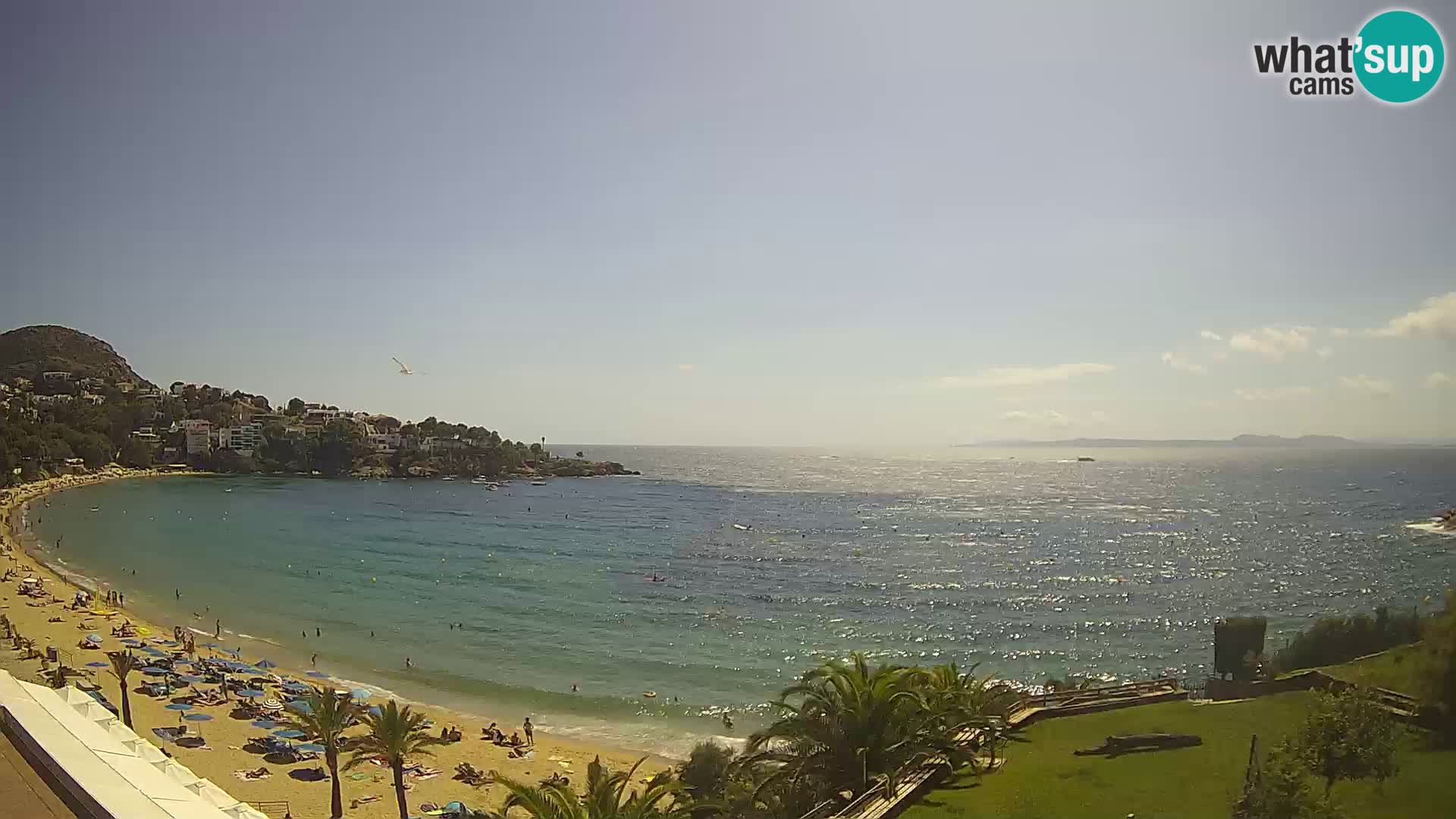 Platja de l’Almadrava beach Live Webcam Roses – Costa Brava – Spain