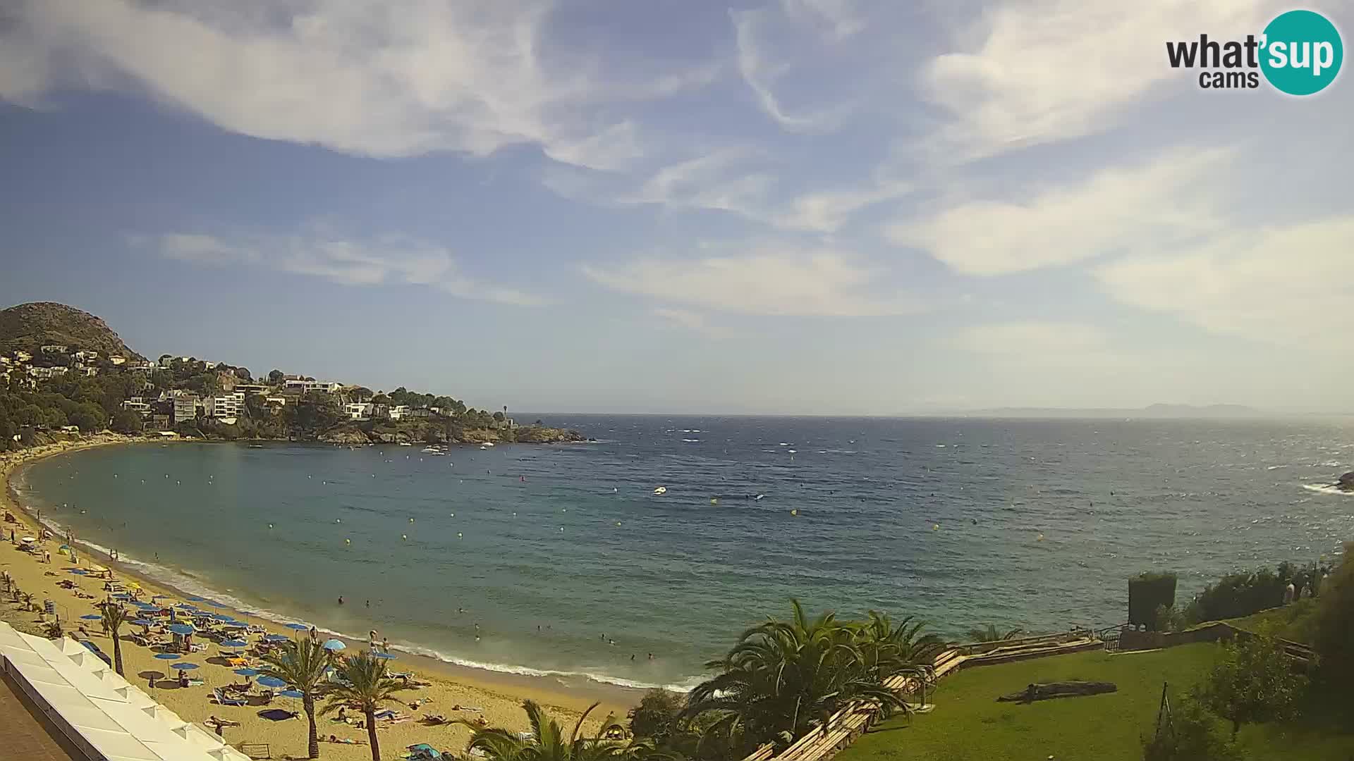 Plage de l’Almadrava Livecam Roses – Costa Brava – Espagne