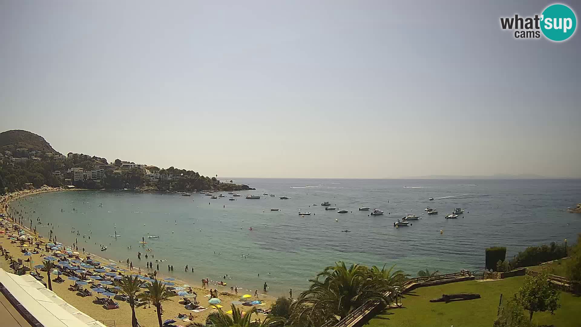 Plaža de l’Almadrava Spletna kamera Roses – Costa Brava – Španija