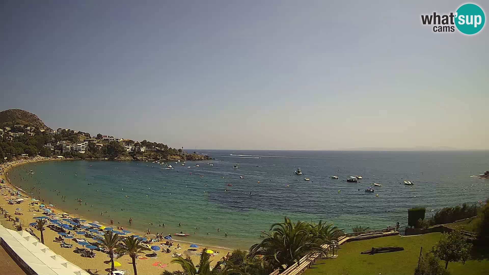 Platja de l’Almadrava Strand Webcam Roses – Costa Brava – Spanien
