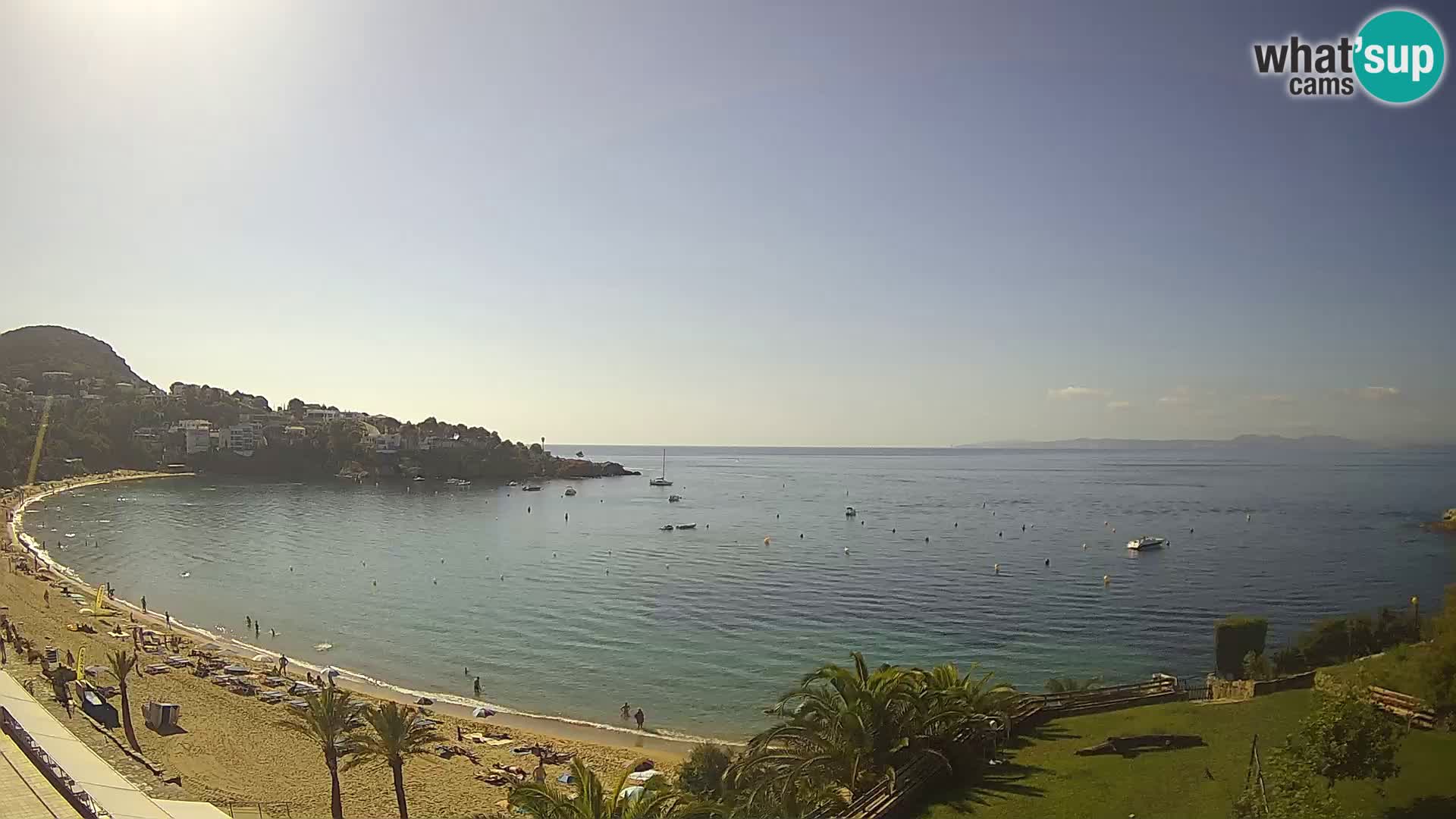 Plaža de l’Almadrava Spletna kamera Roses – Costa Brava – Španija