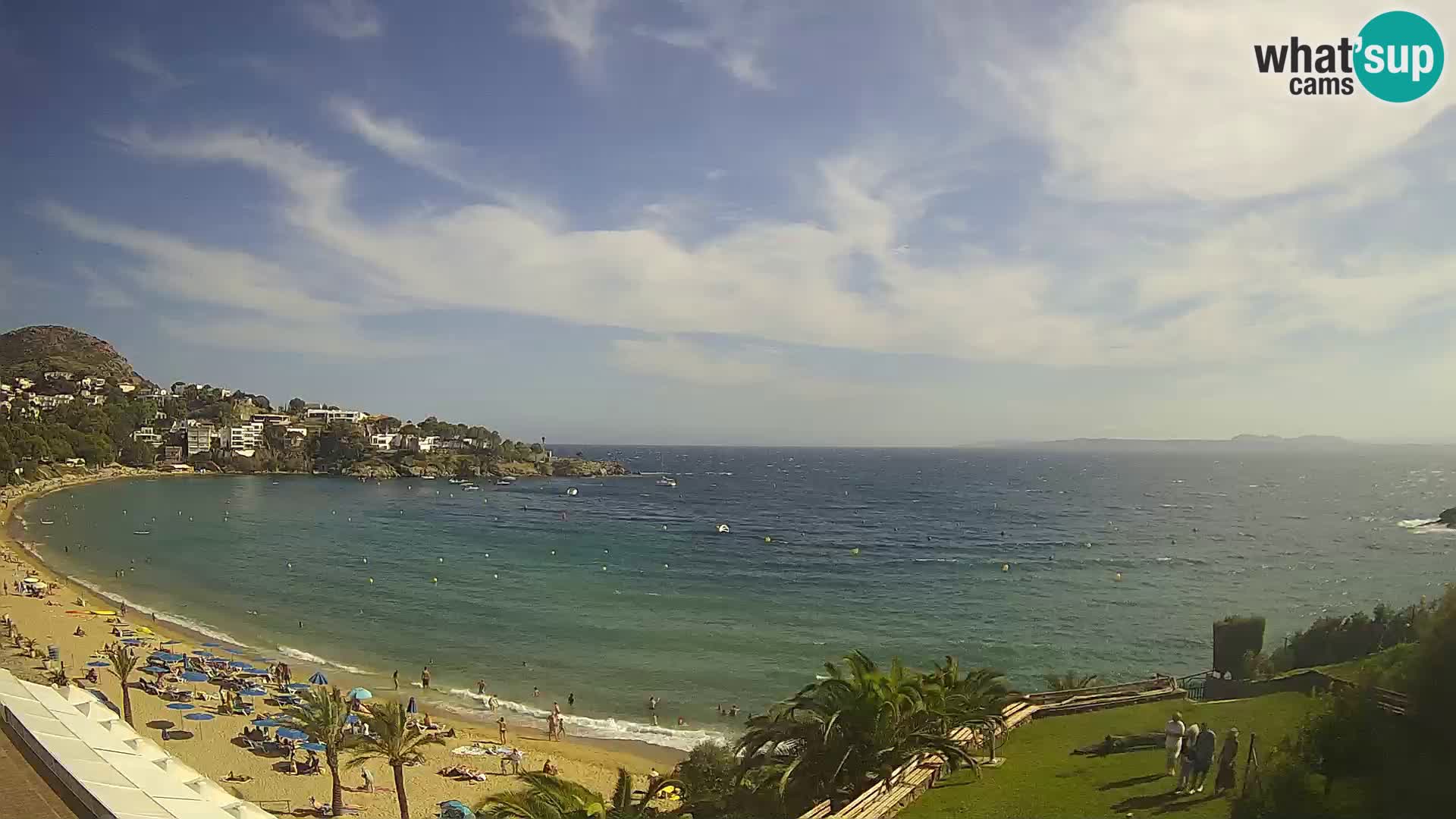 Plaža de l’Almadrava Spletna kamera Roses – Costa Brava – Španija