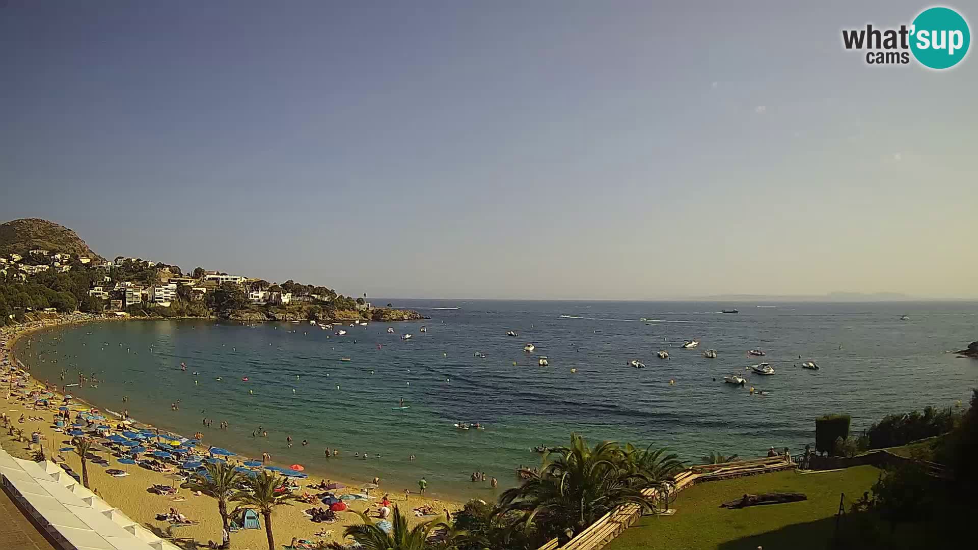 Platja de l’Almadrava Strand Webcam Roses – Costa Brava – Spanien