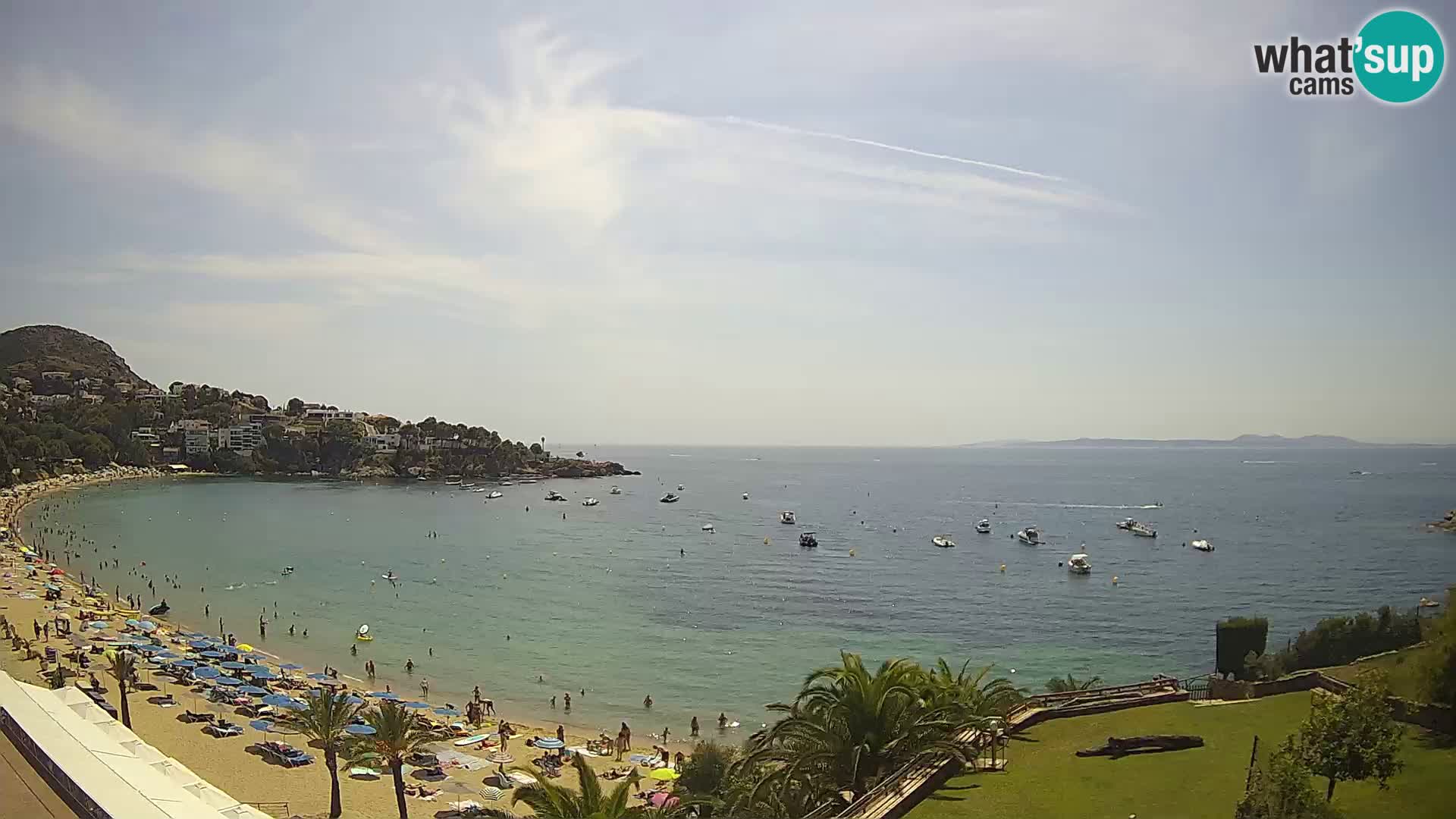 Playa de l’Almadrava camera en vivo Roses – Costa Brava – Espana