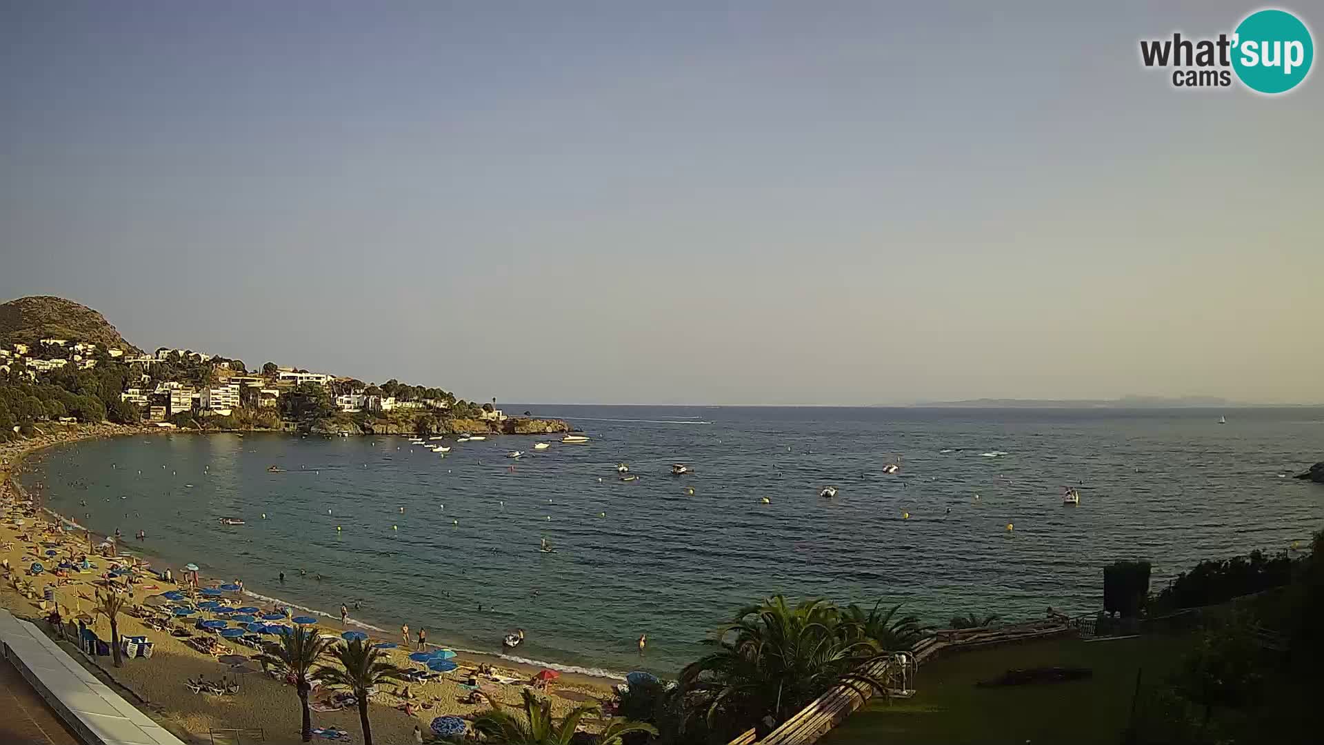 Plaža de l’Almadrava Spletna kamera Roses – Costa Brava – Španija