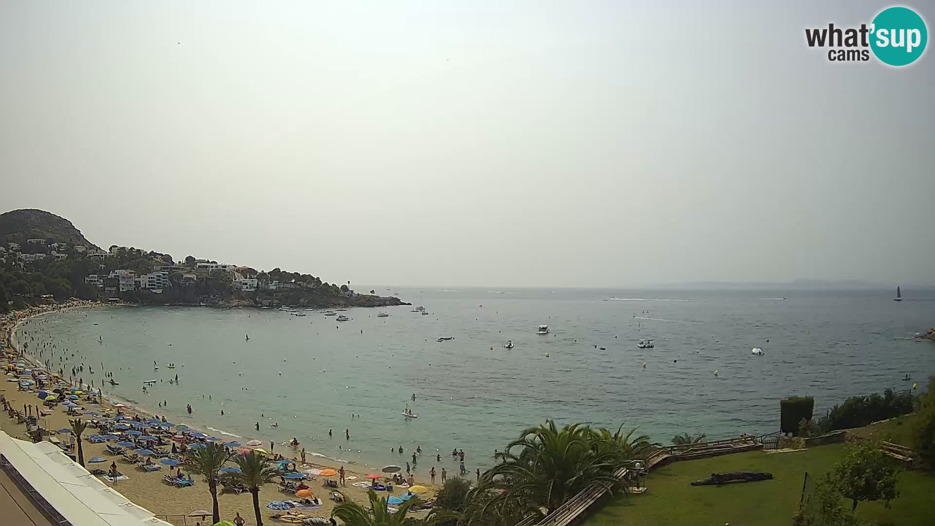 Platja de l’Almadrava Strand Webcam Roses – Costa Brava – Spanien