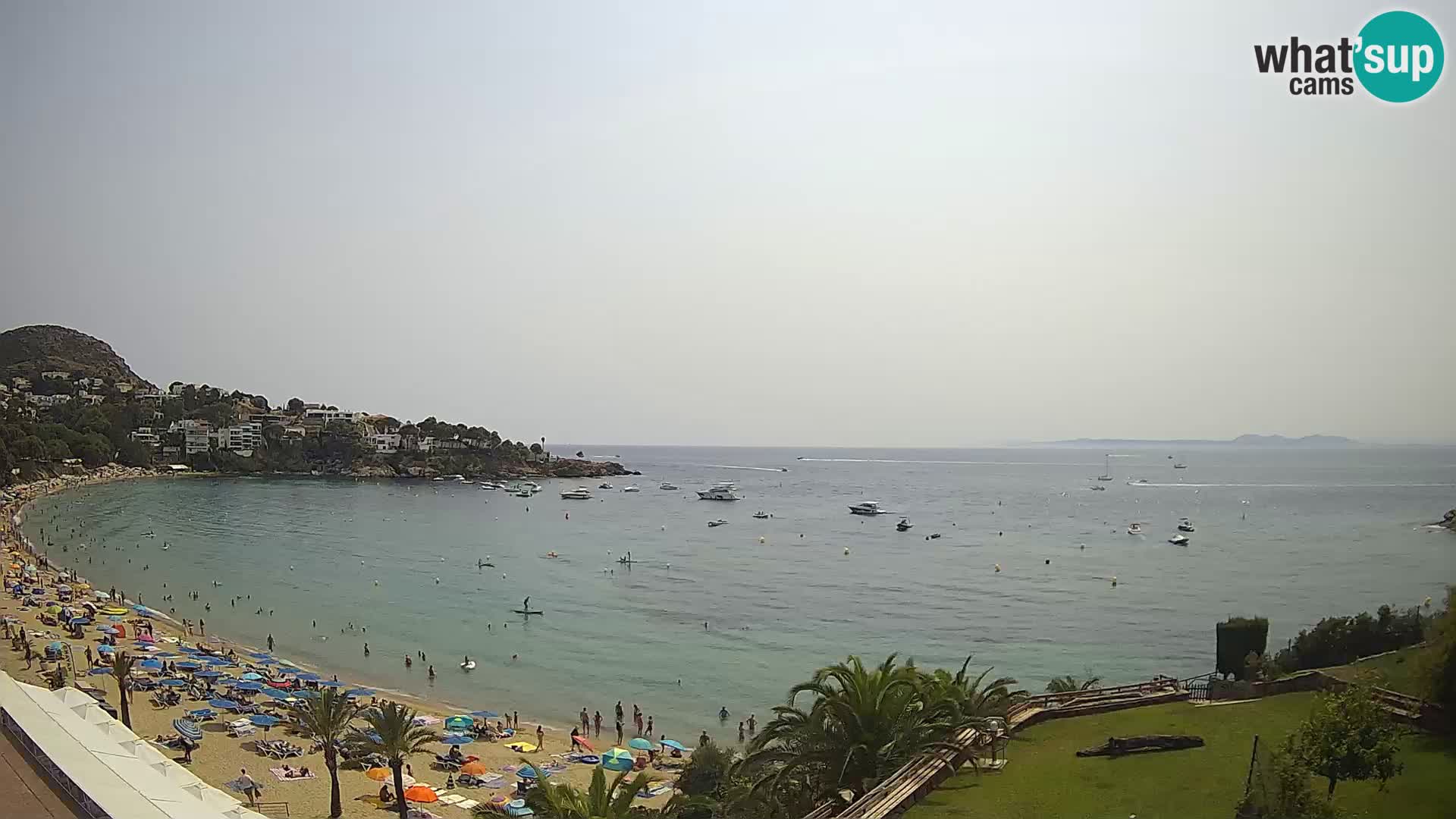 Platja de l’Almadrava Strand Webcam Roses – Costa Brava – Spanien