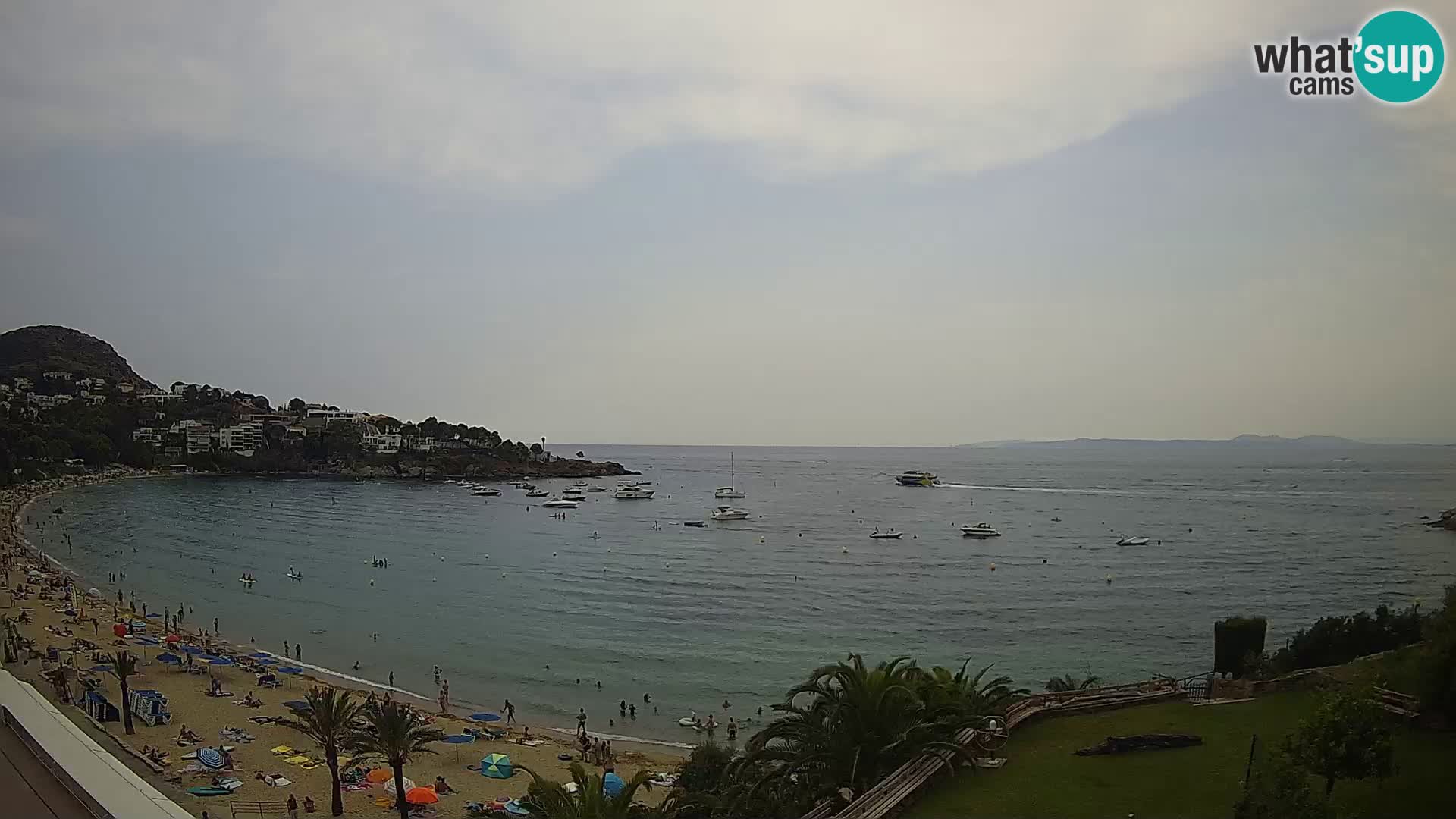 Platja de l’Almadrava beach Live Webcam Roses – Costa Brava – Spain