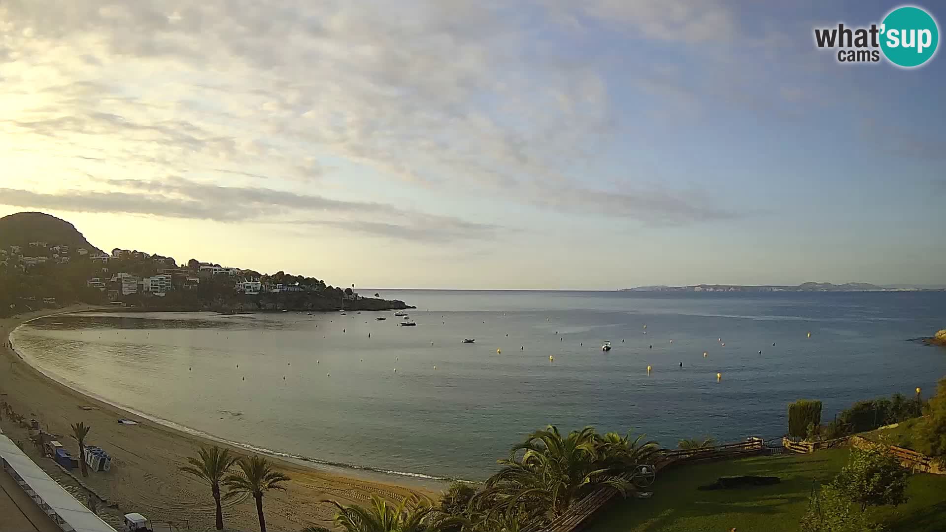 Plaža de l’Almadrava Spletna kamera Roses – Costa Brava – Španija