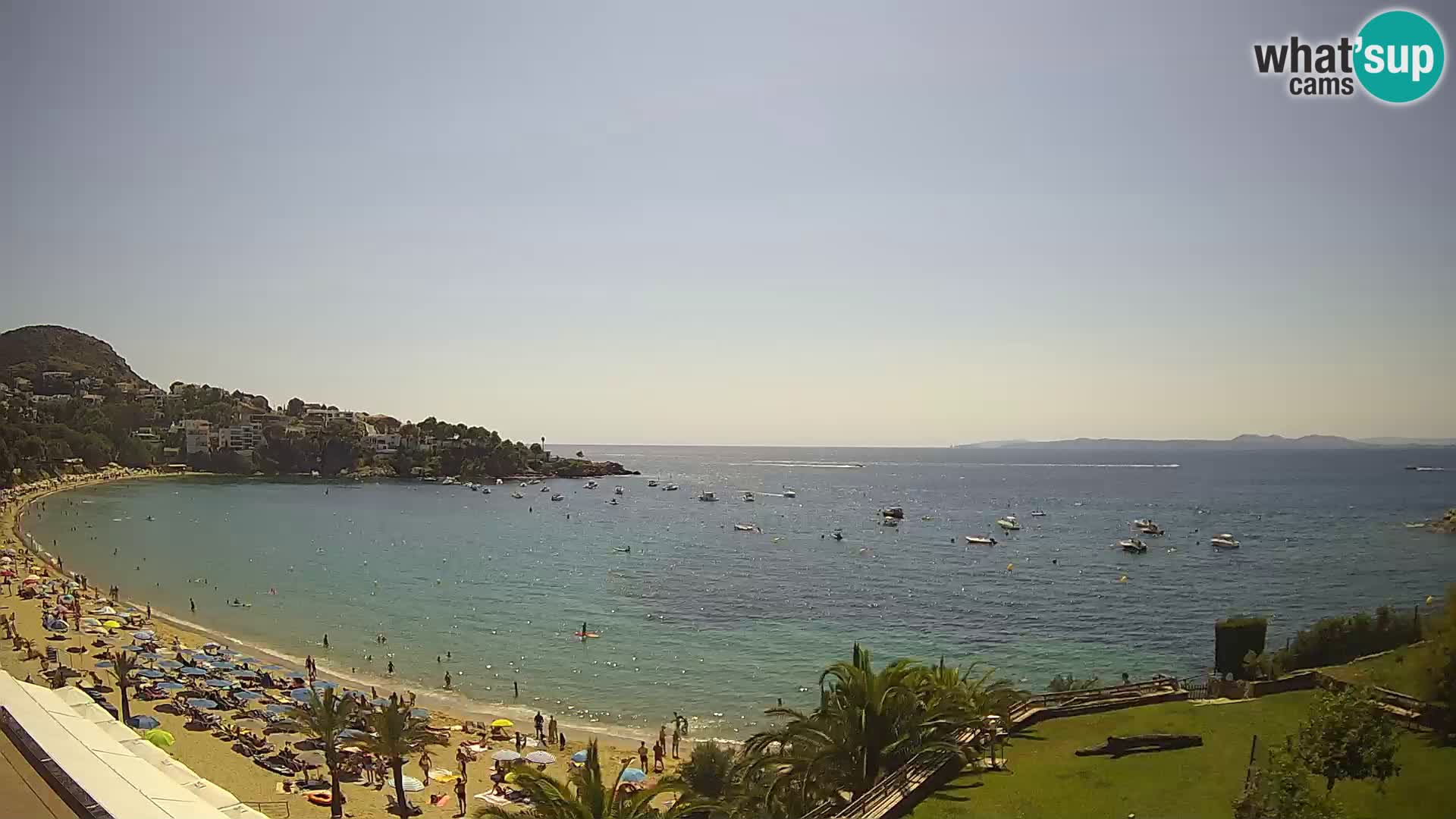 Plaža de l’Almadrava Spletna kamera Roses – Costa Brava – Španija