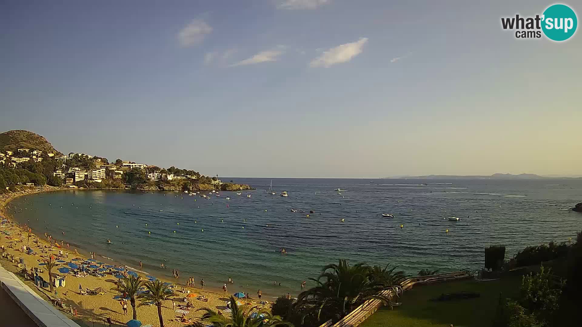 Plaža de l’Almadrava Spletna kamera Roses – Costa Brava – Španija