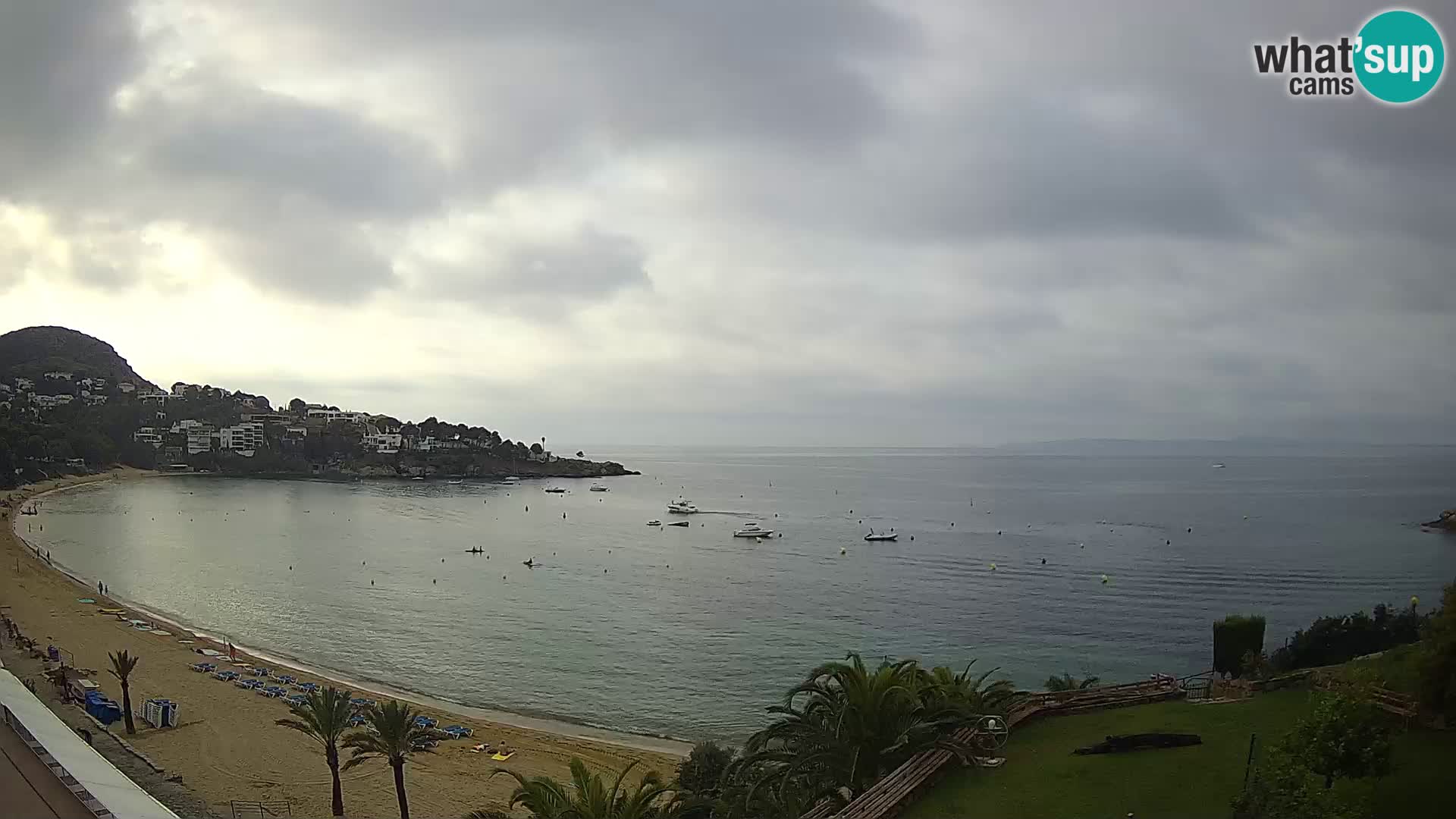 Plaža de l’Almadrava Spletna kamera Roses – Costa Brava – Španija