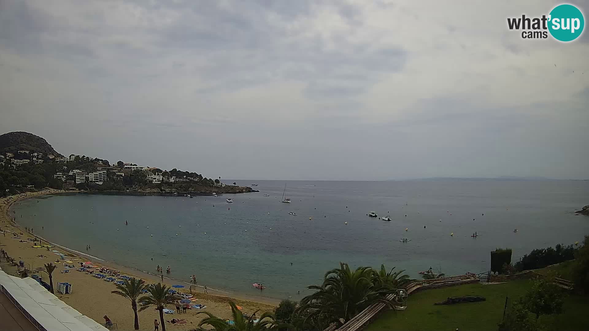 Playa de l’Almadrava camera en vivo Roses – Costa Brava – Espana