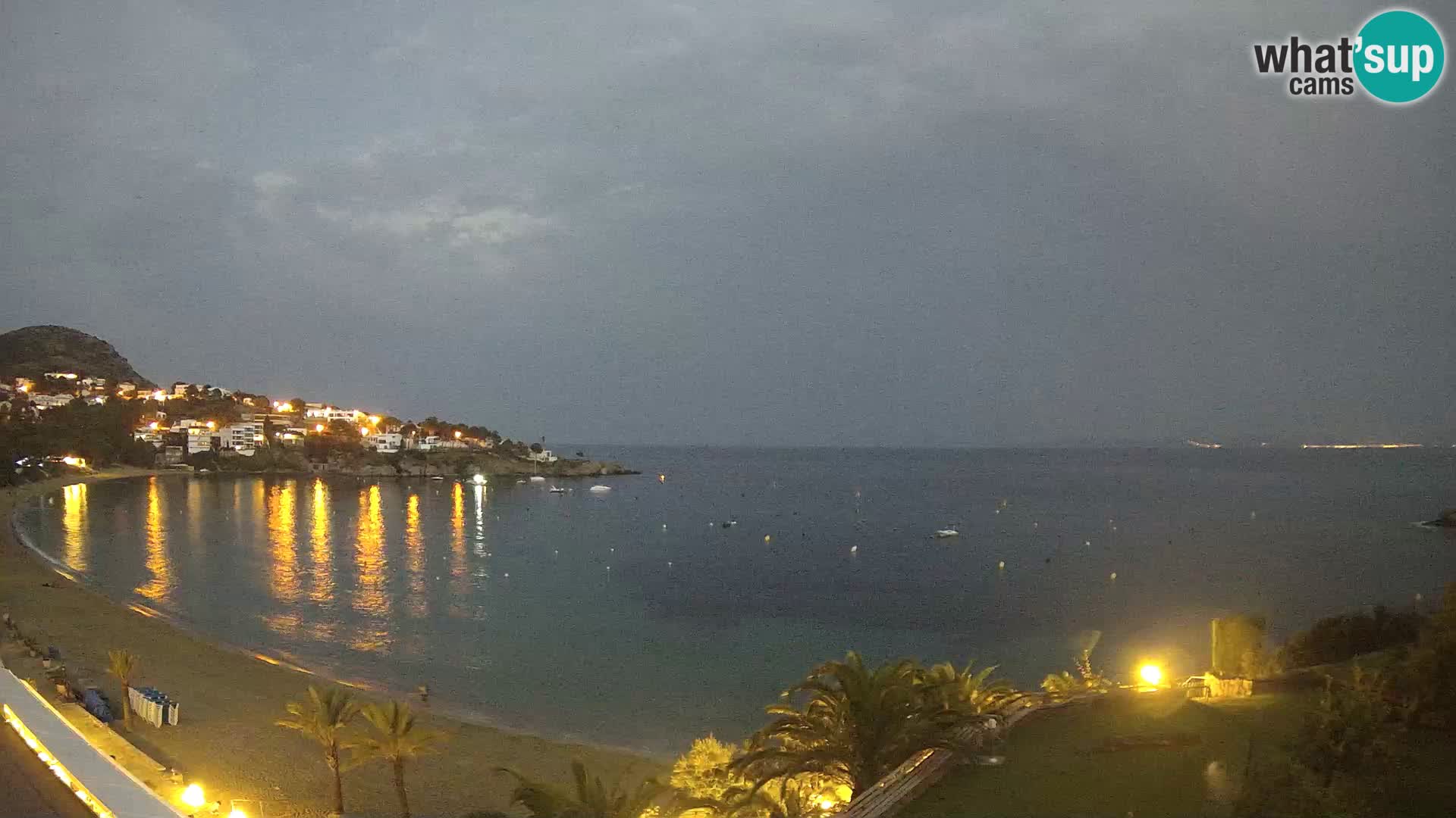 Platja de l’Almadrava beach Live Webcam Roses – Costa Brava – Spain