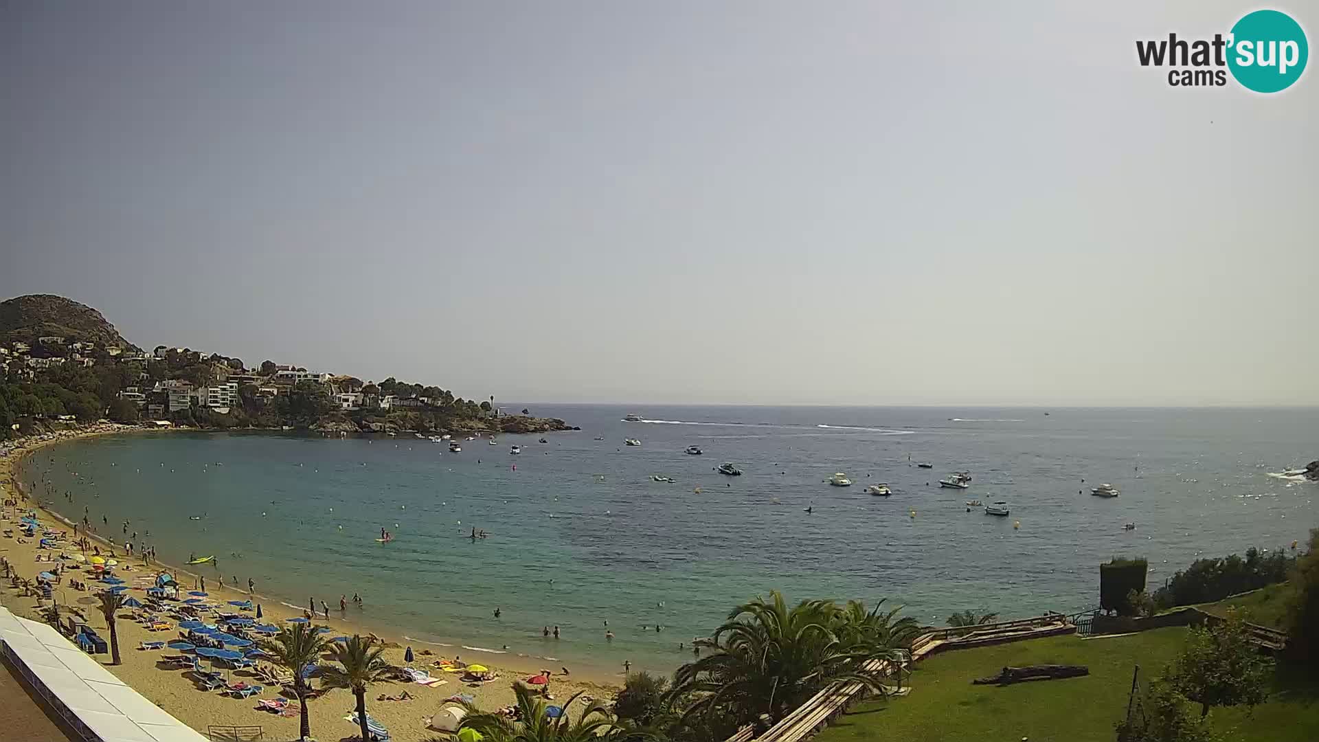 Playa de l’Almadrava camera en vivo Roses – Costa Brava – Espana
