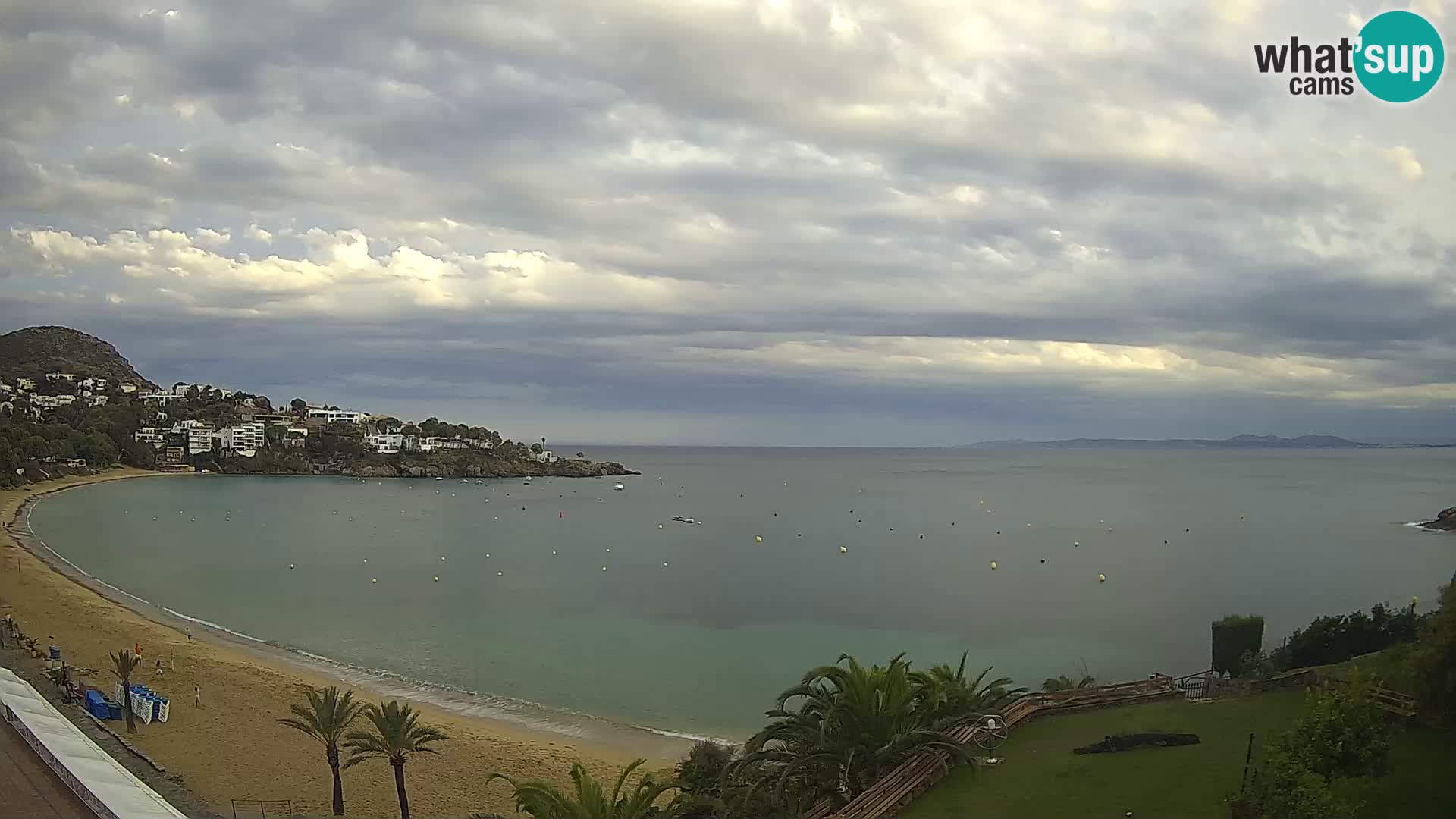 Playa de l’Almadrava camera en vivo Roses – Costa Brava – Espana
