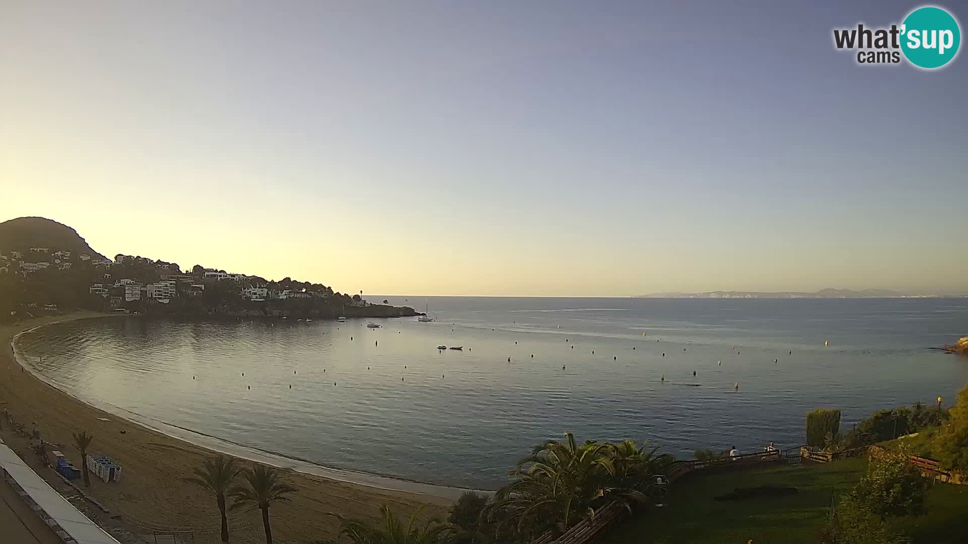Plaža de l’Almadrava Spletna kamera Roses – Costa Brava – Španija