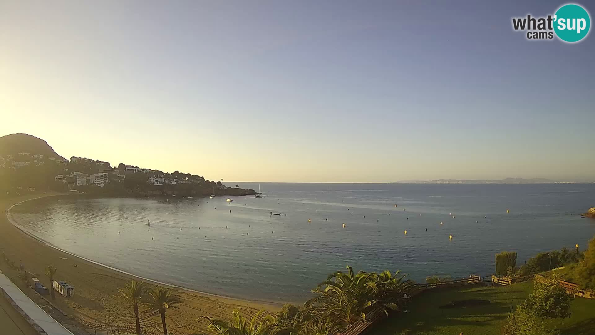 Platja de l’Almadrava Strand Webcam Roses – Costa Brava – Spanien