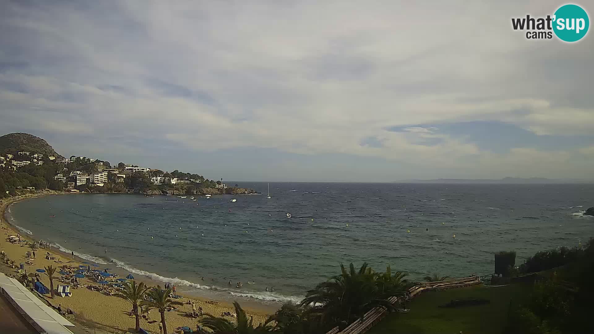 Platja de l’Almadrava beach Live Webcam Roses – Costa Brava – Spain