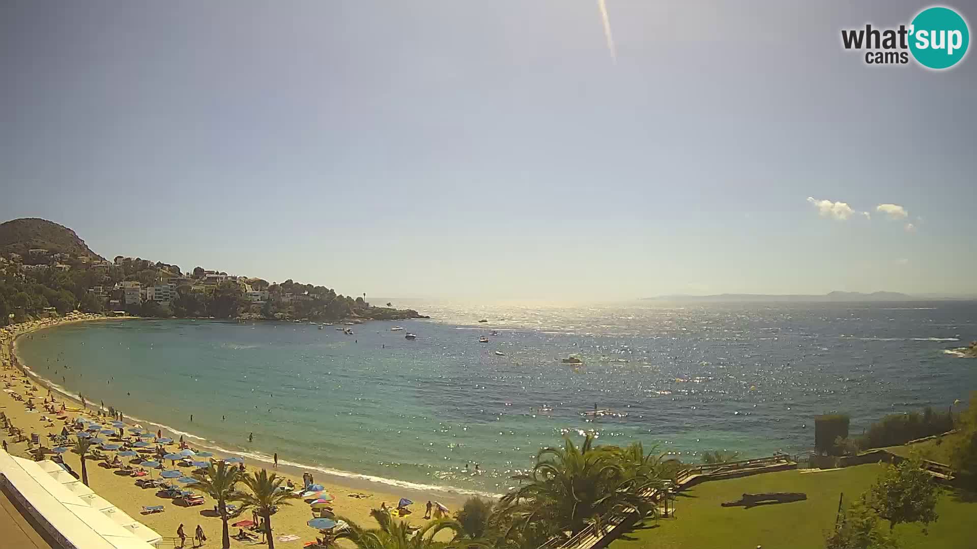 Platja de l’Almadrava beach Live Webcam Roses – Costa Brava – Spain