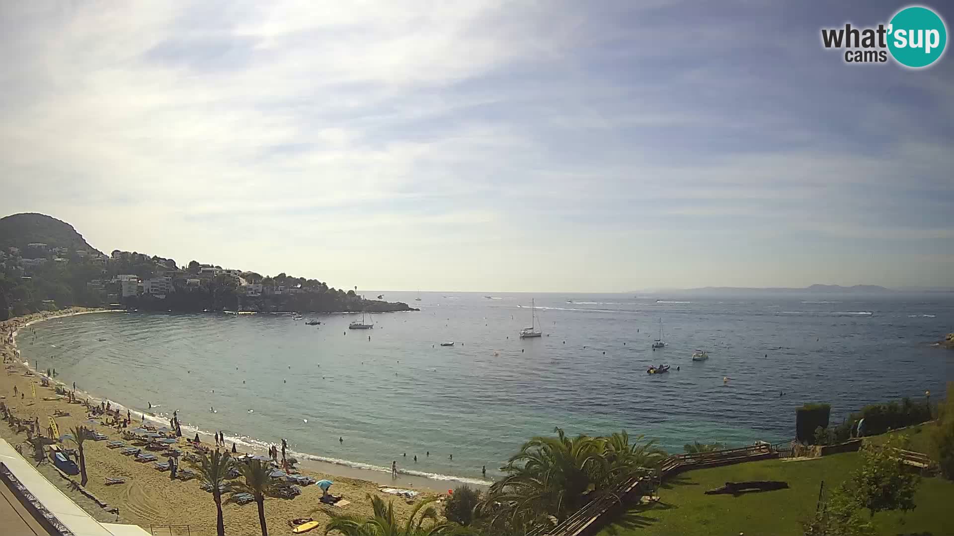 Platja de l’Almadrava Strand Webcam Roses – Costa Brava – Spanien