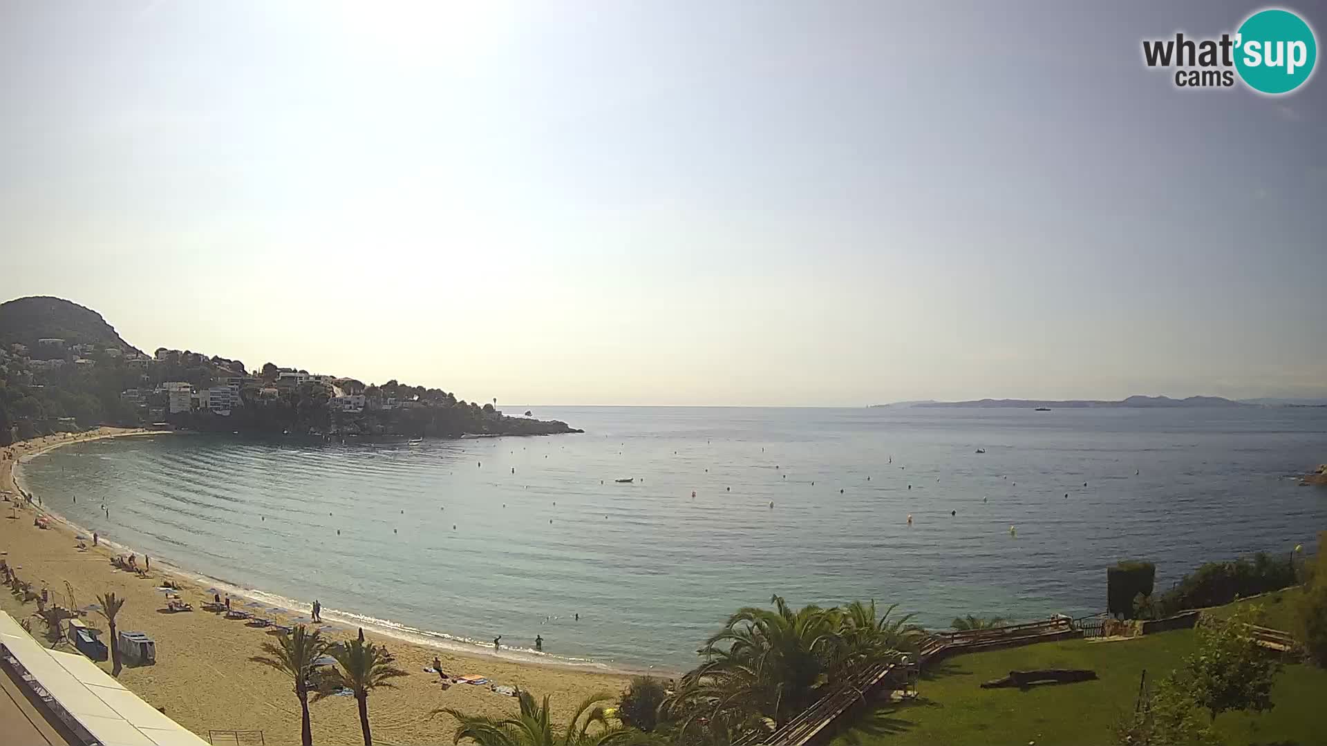 Plaža de l’Almadrava Spletna kamera Roses – Costa Brava – Španija
