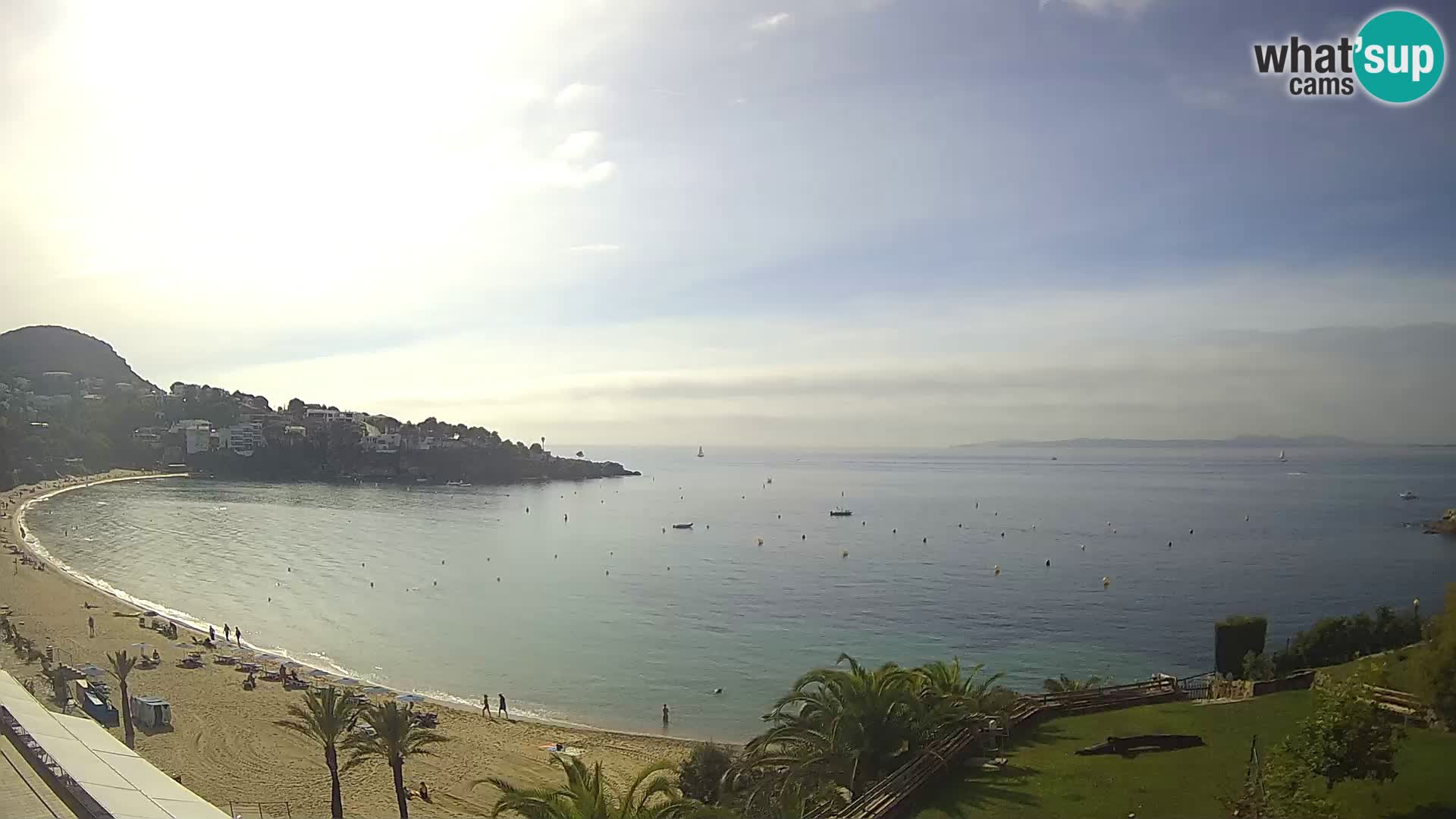 Playa de l’Almadrava camera en vivo Roses – Costa Brava – Espana