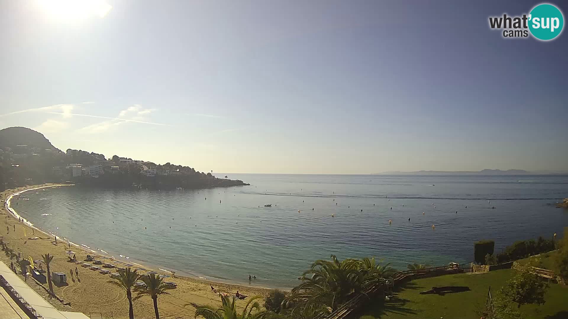 Playa de l’Almadrava camera en vivo Roses – Costa Brava – Espana