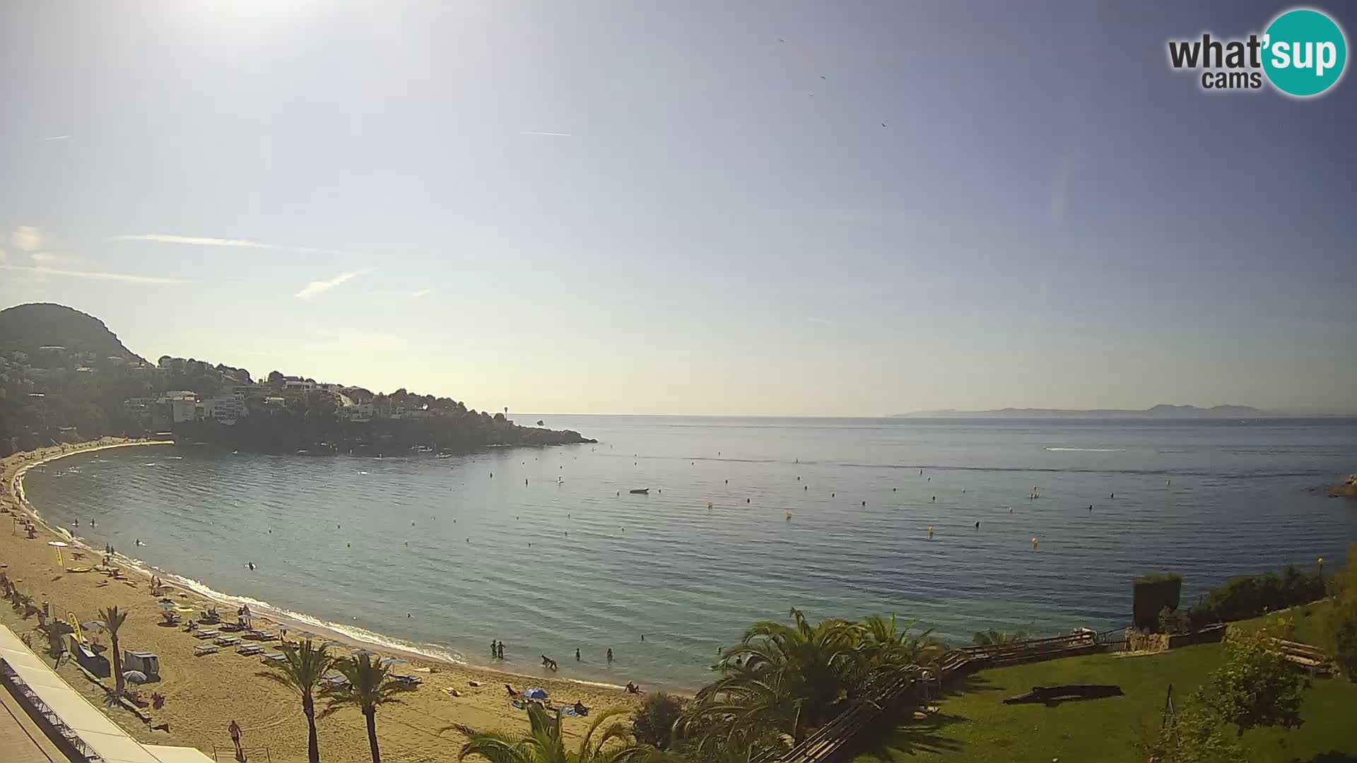 Plaža de l’Almadrava Spletna kamera Roses – Costa Brava – Španija