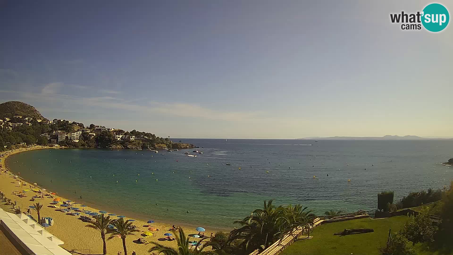 Plaža de l’Almadrava Spletna kamera Roses – Costa Brava – Španija