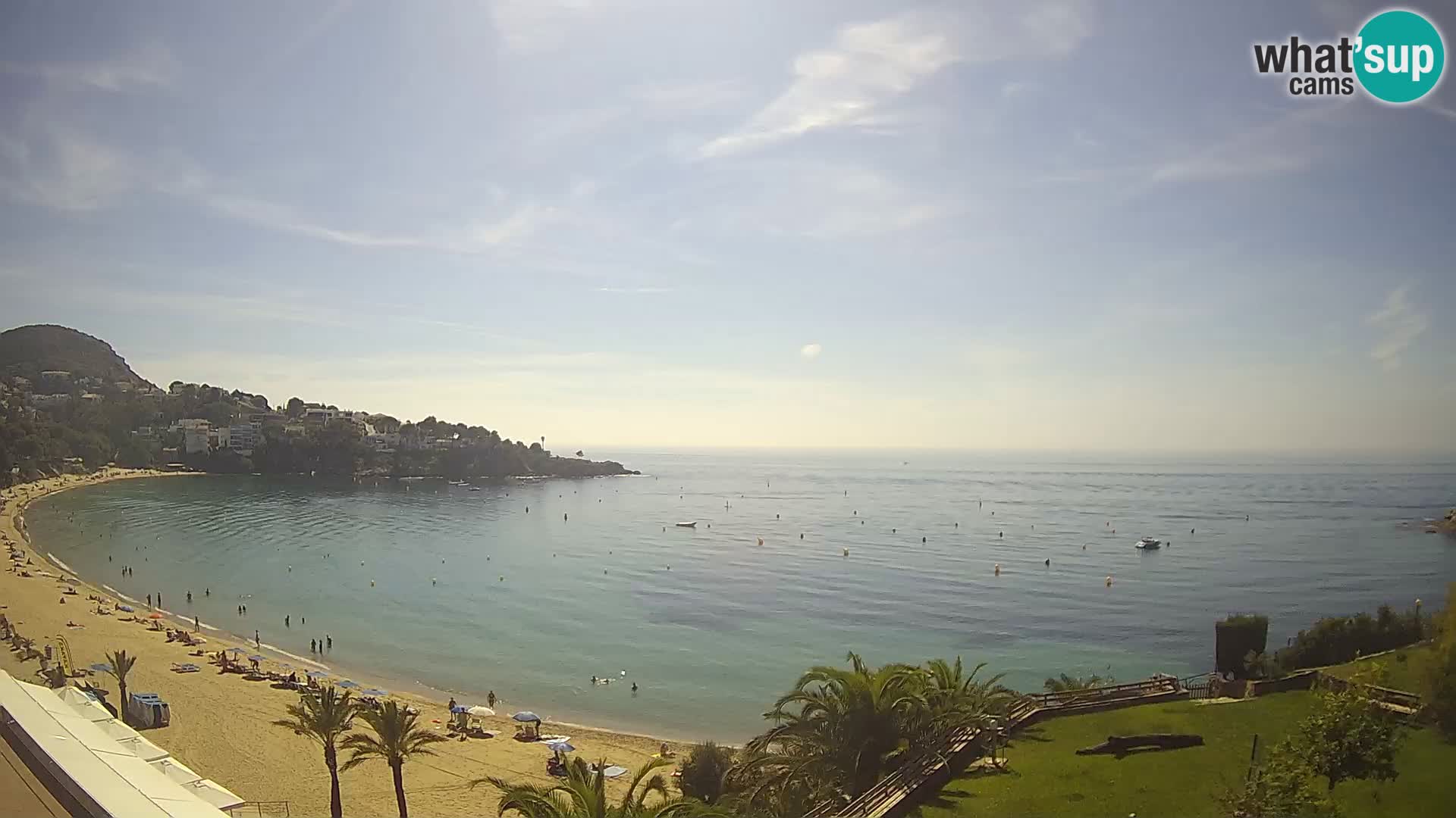 Playa de l’Almadrava camera en vivo Roses – Costa Brava – Espana