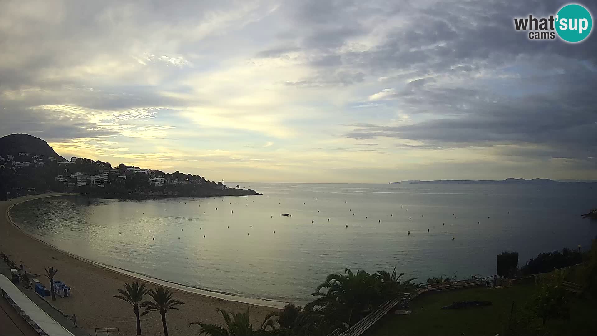 Plaža de l’Almadrava Spletna kamera Roses – Costa Brava – Španija