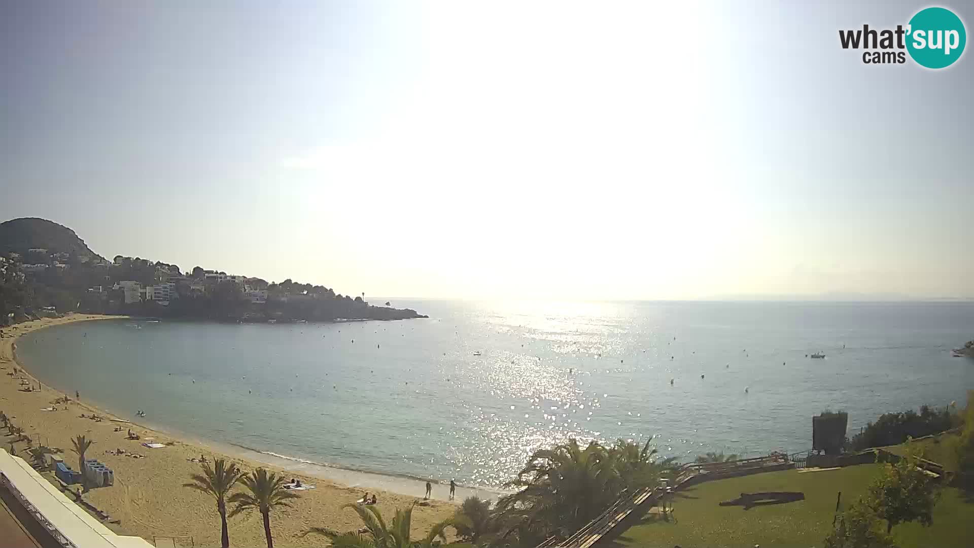Platja de l’Almadrava Strand Webcam Roses – Costa Brava – Spanien