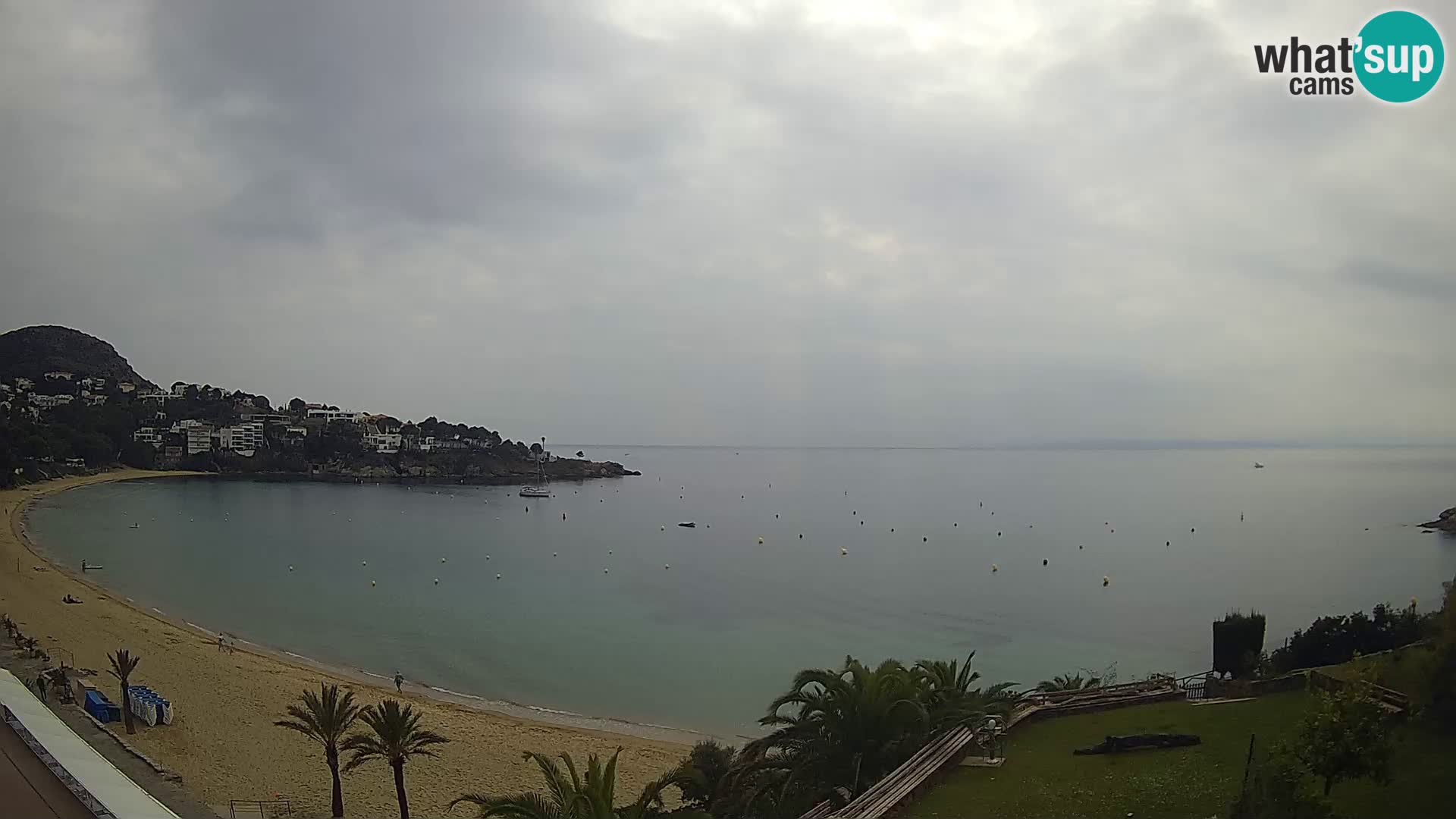 Platja de l’Almadrava beach Live Webcam Roses – Costa Brava – Spain