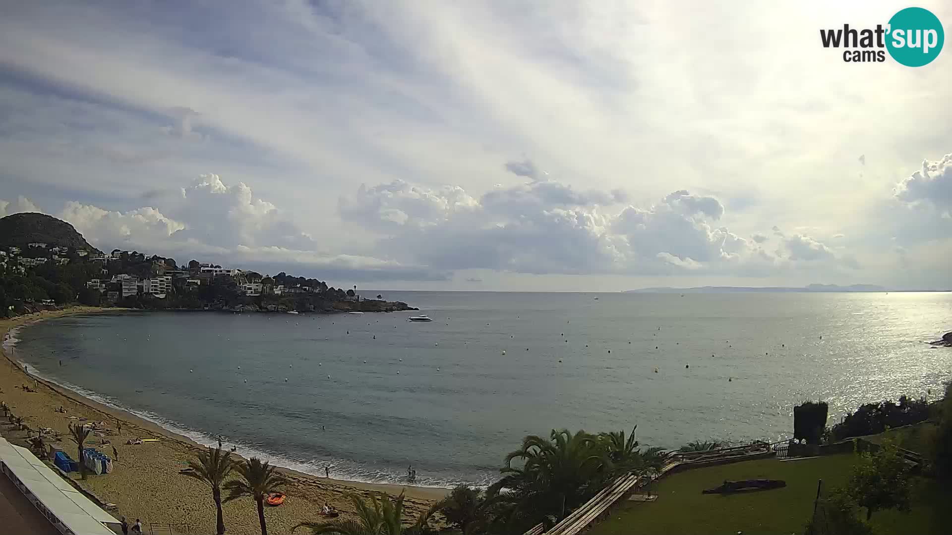 Plaža de l’Almadrava Spletna kamera Roses – Costa Brava – Španija
