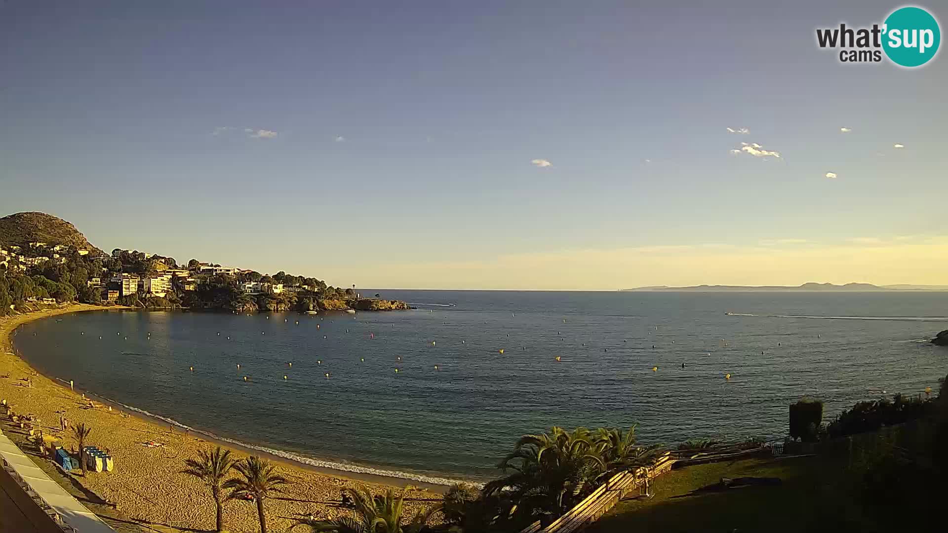 Plaža de l’Almadrava Spletna kamera Roses – Costa Brava – Španija